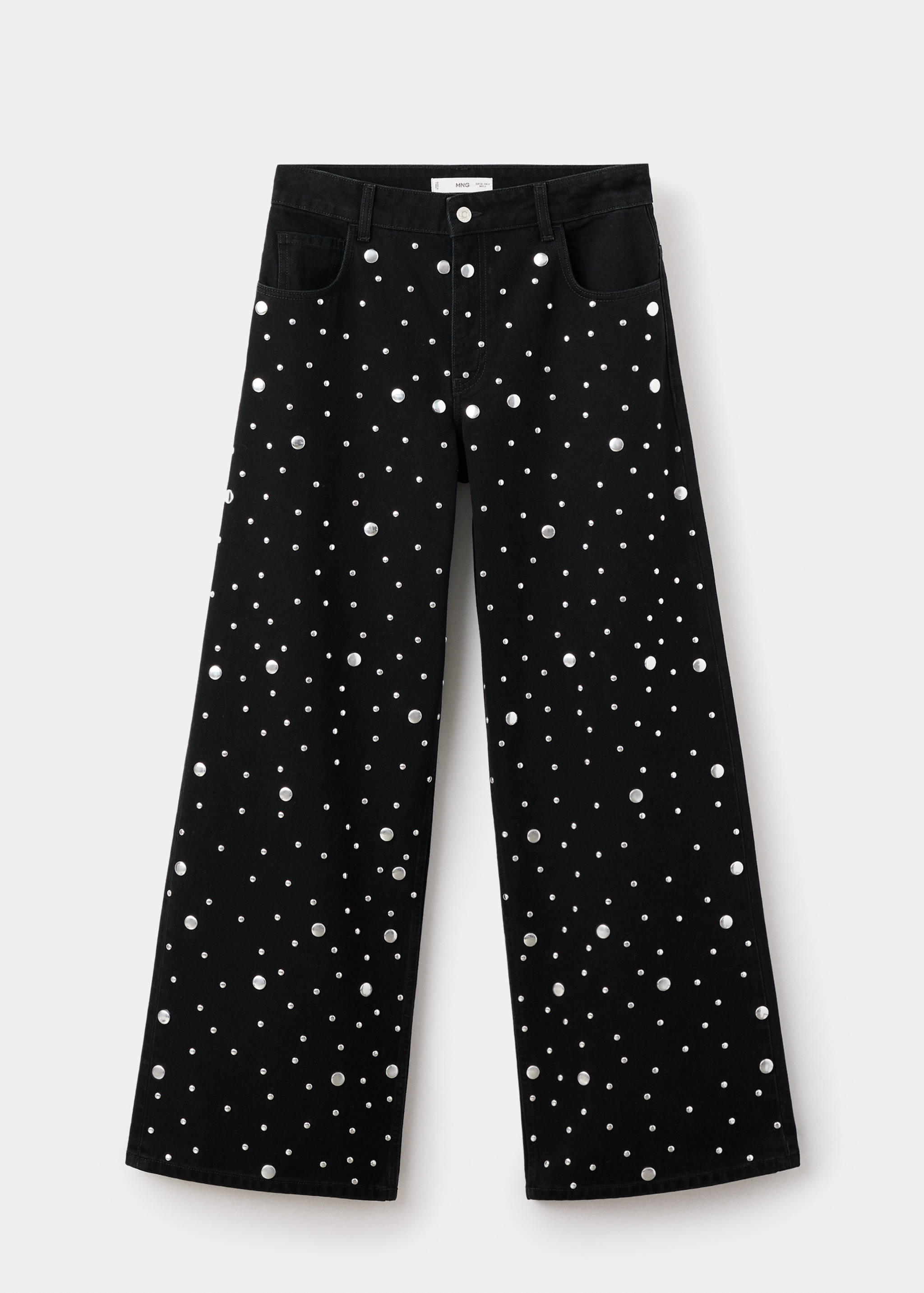 Straight-fit jeans with studs - Article without model