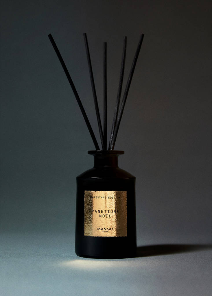 MANGO HOME - Diffuseur de parfum mikado Panettone Noël 200 ml or - 200 ml