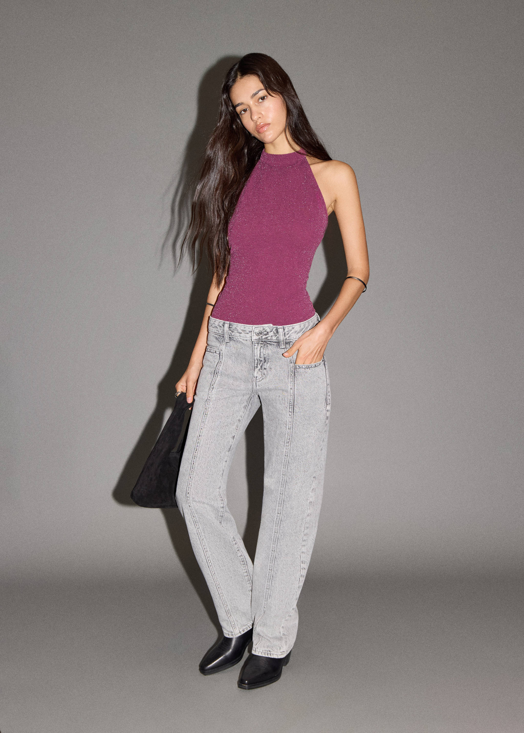 Body lúrex cuello halter - Plano general