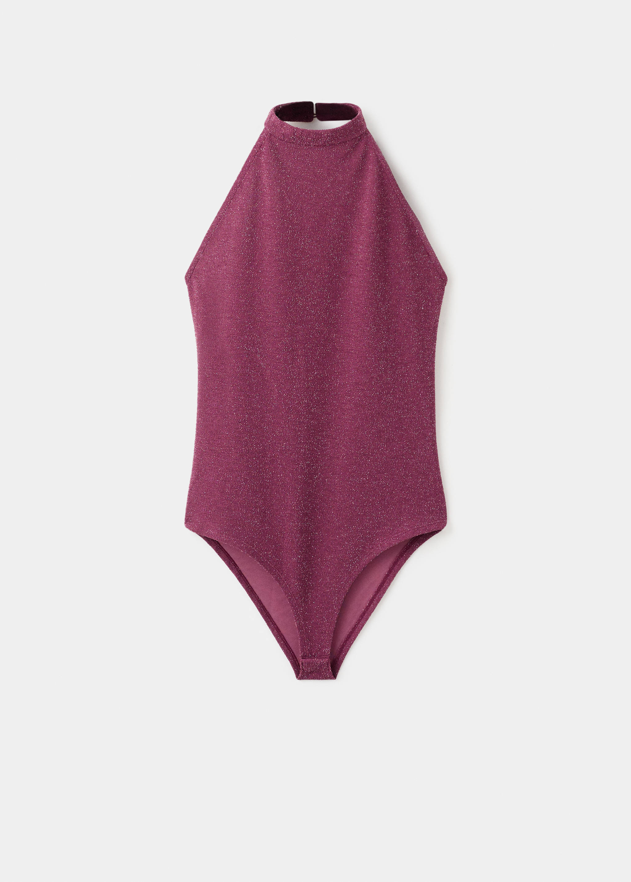 Body lúrex cuello halter - Artículo sin modelo