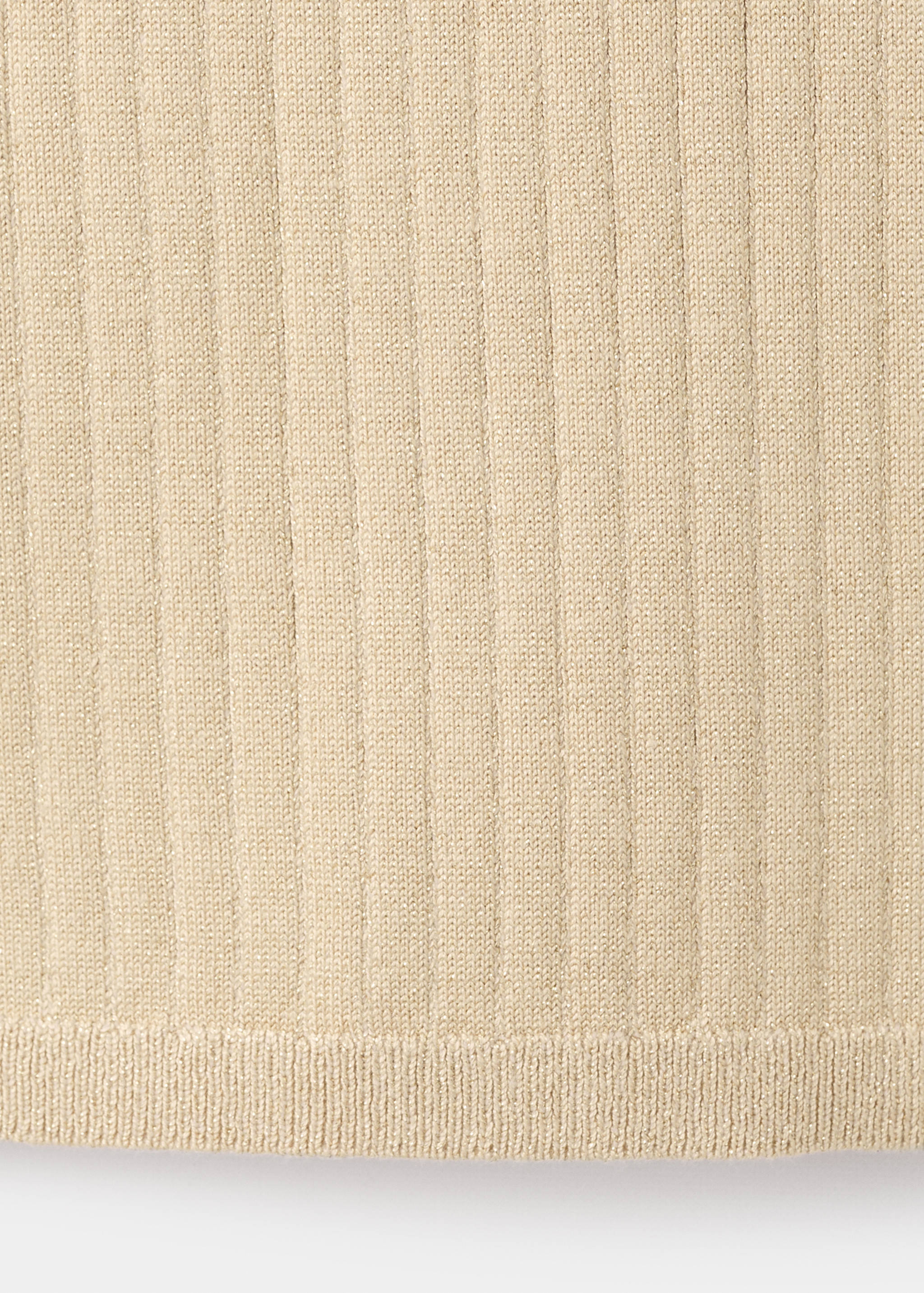 Lurex ribbed top - Details of the article 0