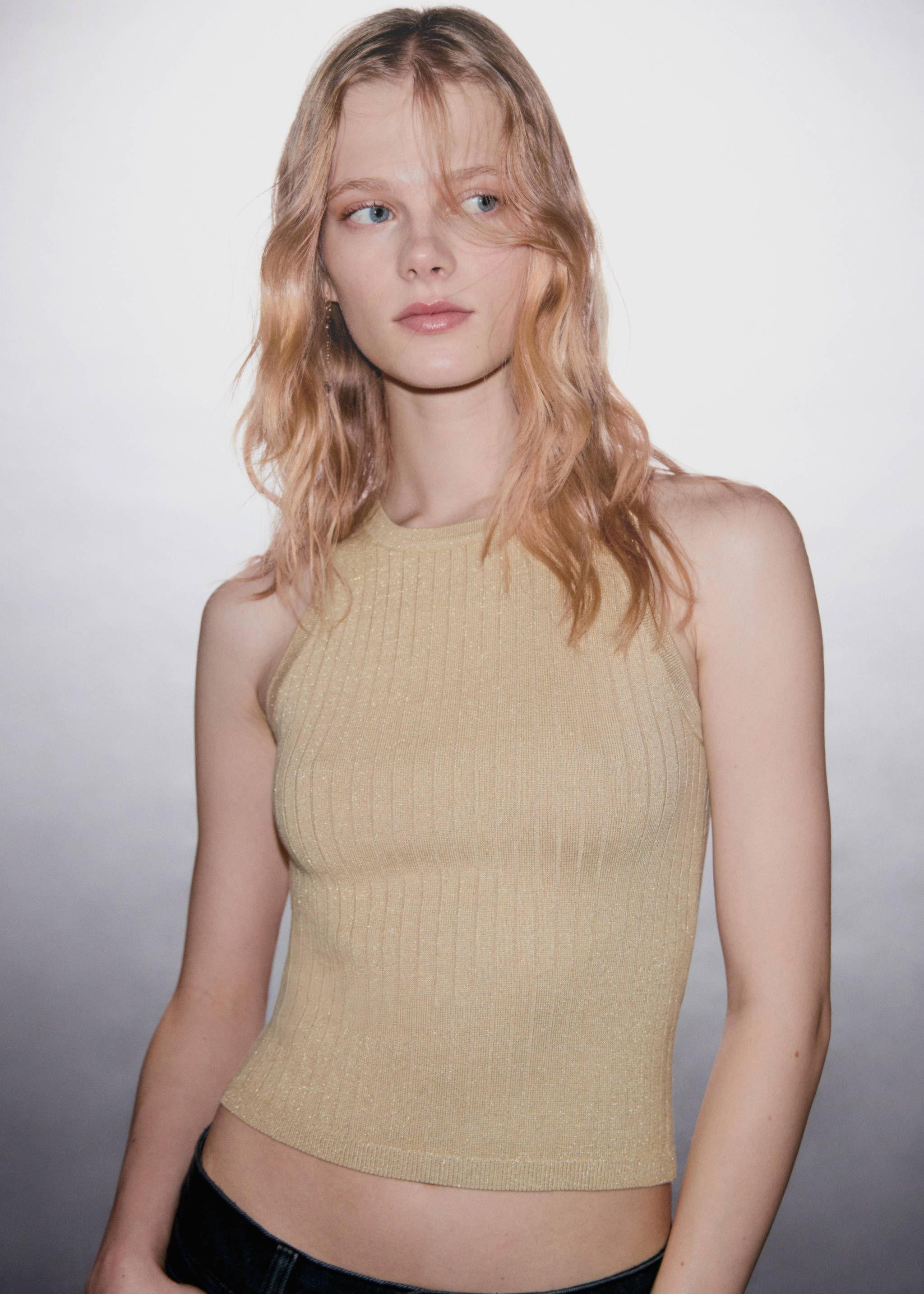 Lurex ribbed top - Details of the article 5