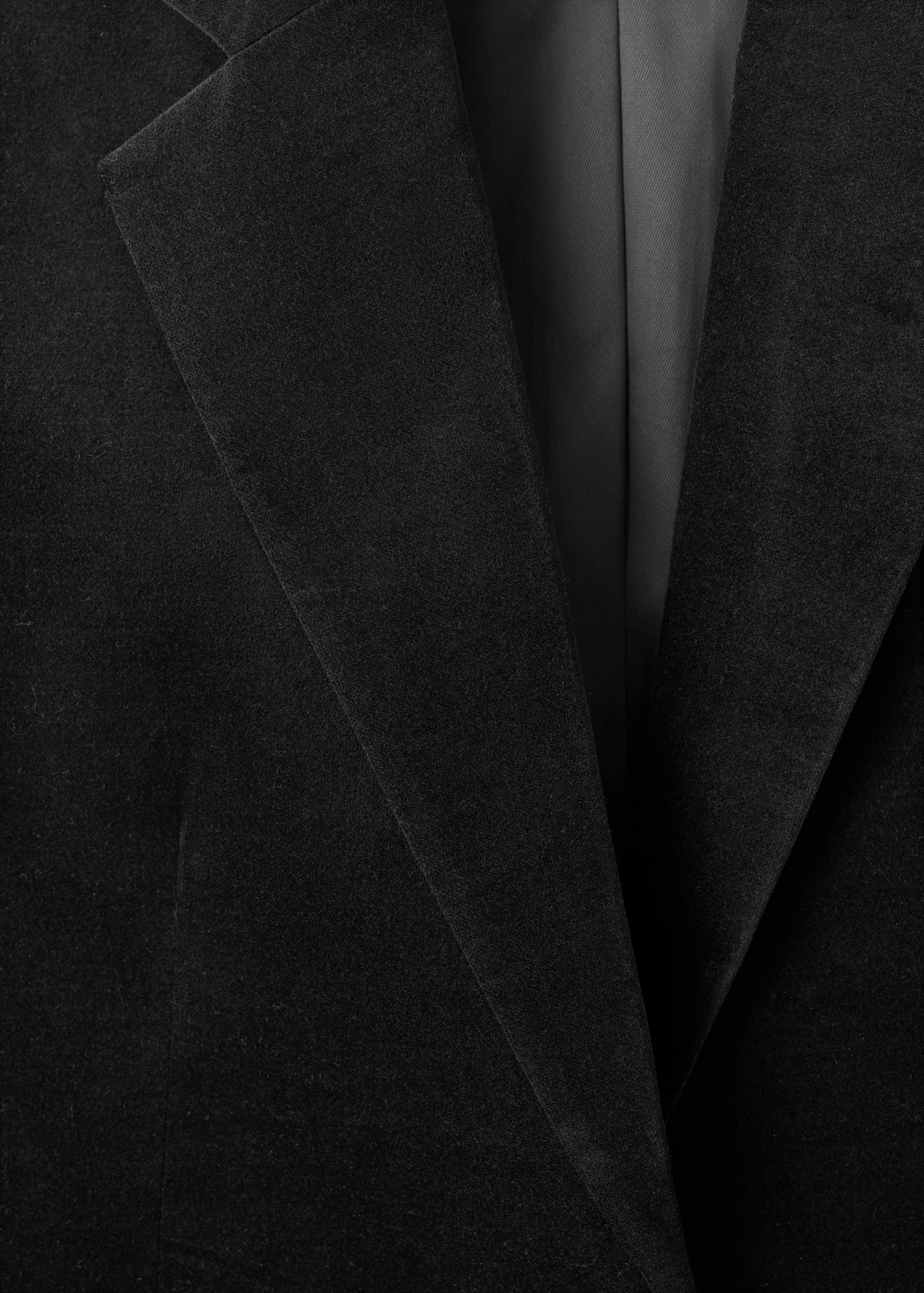 Katoenfluwelen blazer met zakken - Detail van het artikel 8