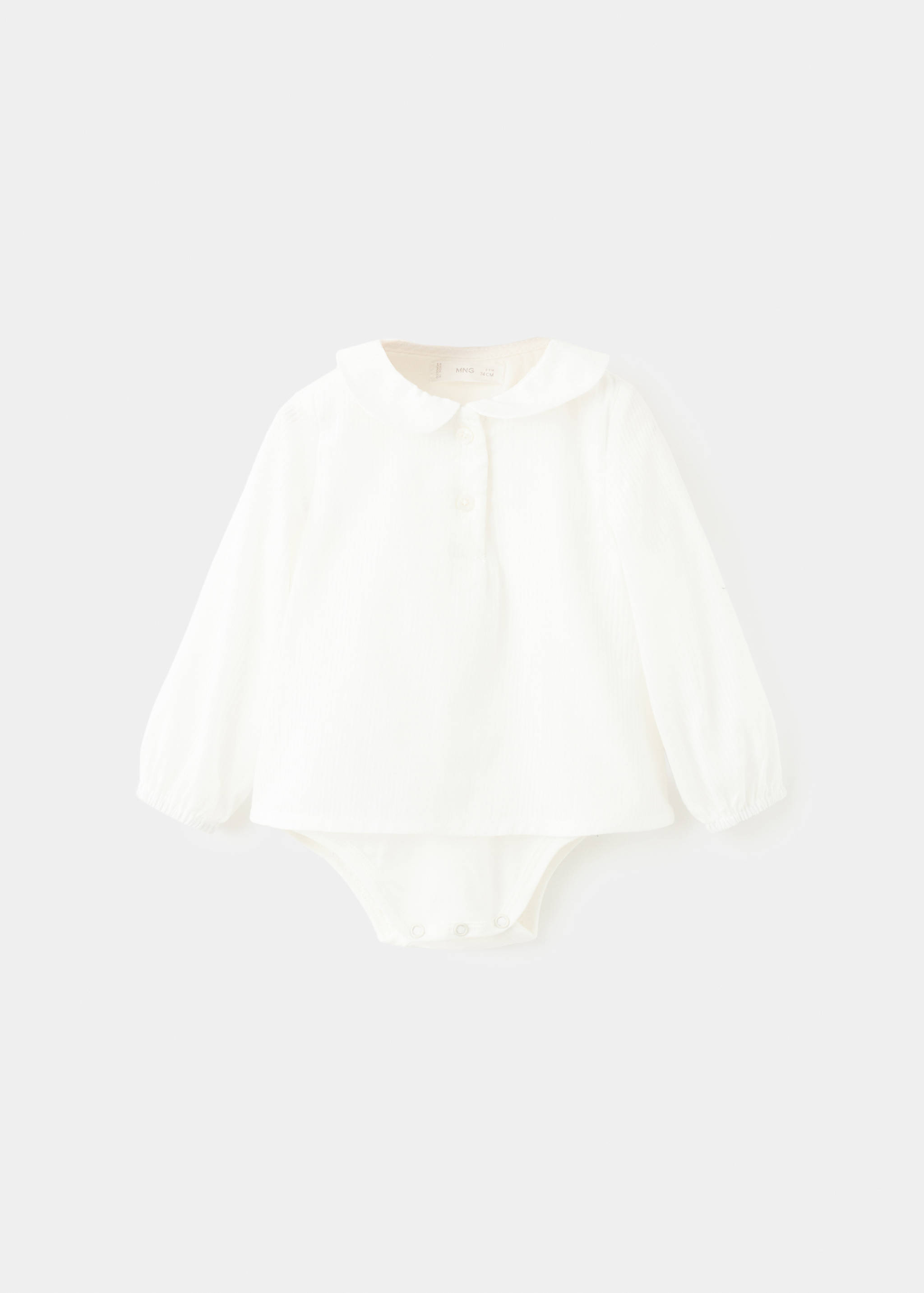 Dětské body se zakulaceným límečkem - Zboží bez modelu