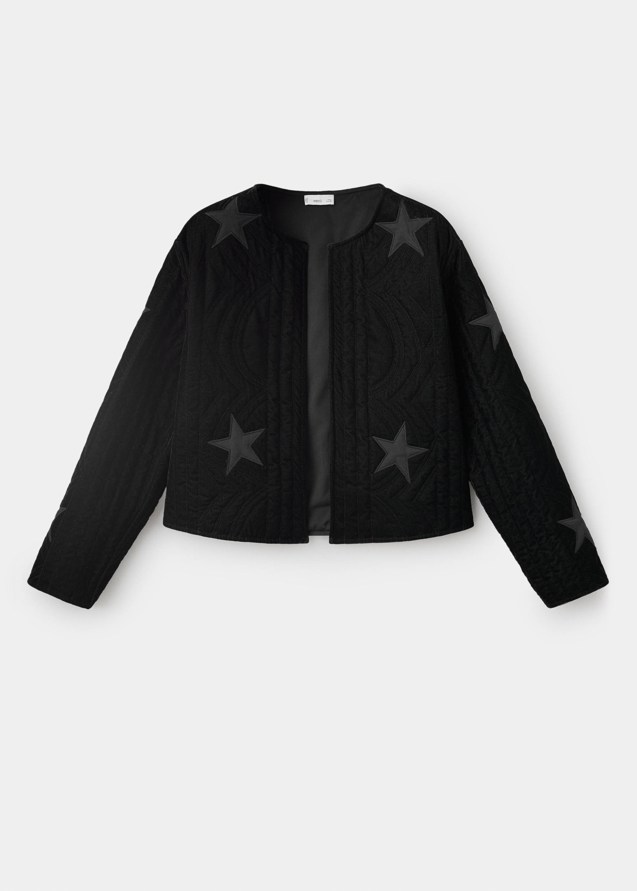 Velvet bomber jacket with star - Article without model