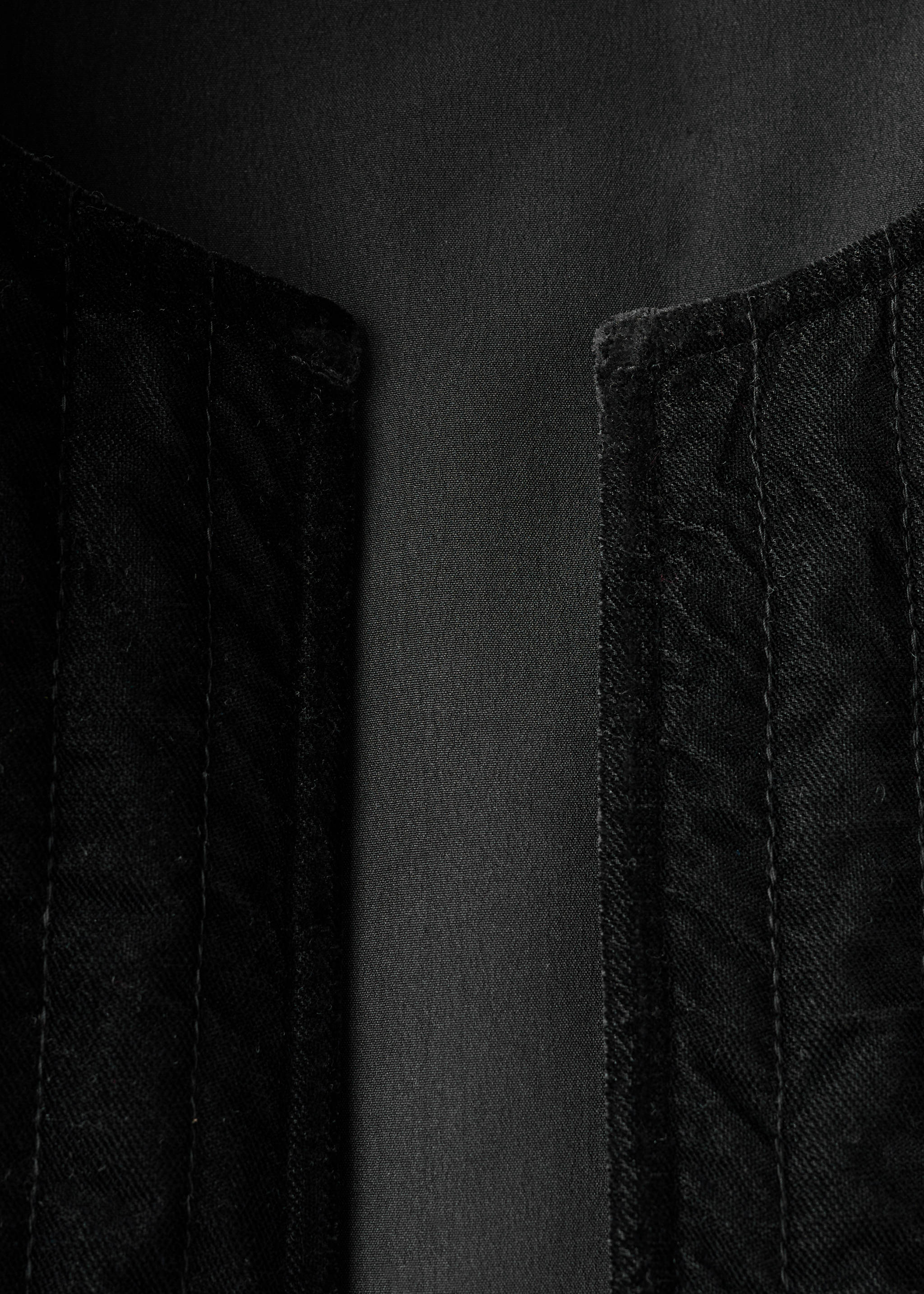 Velvet bomber jacket with star - Details of the article 8