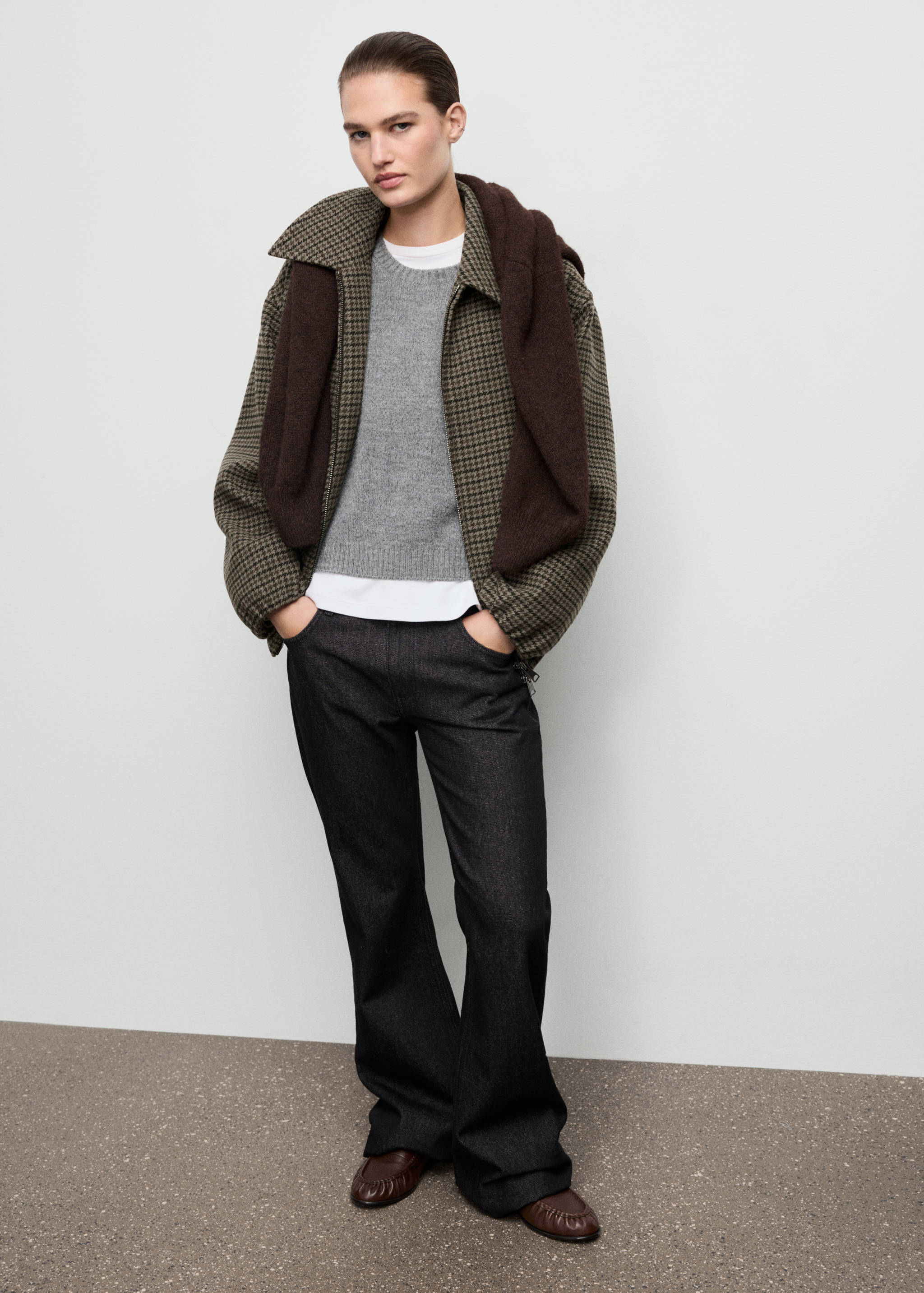 جاكيت صوف بطبعة الهاوندستوث - رؤية عامة