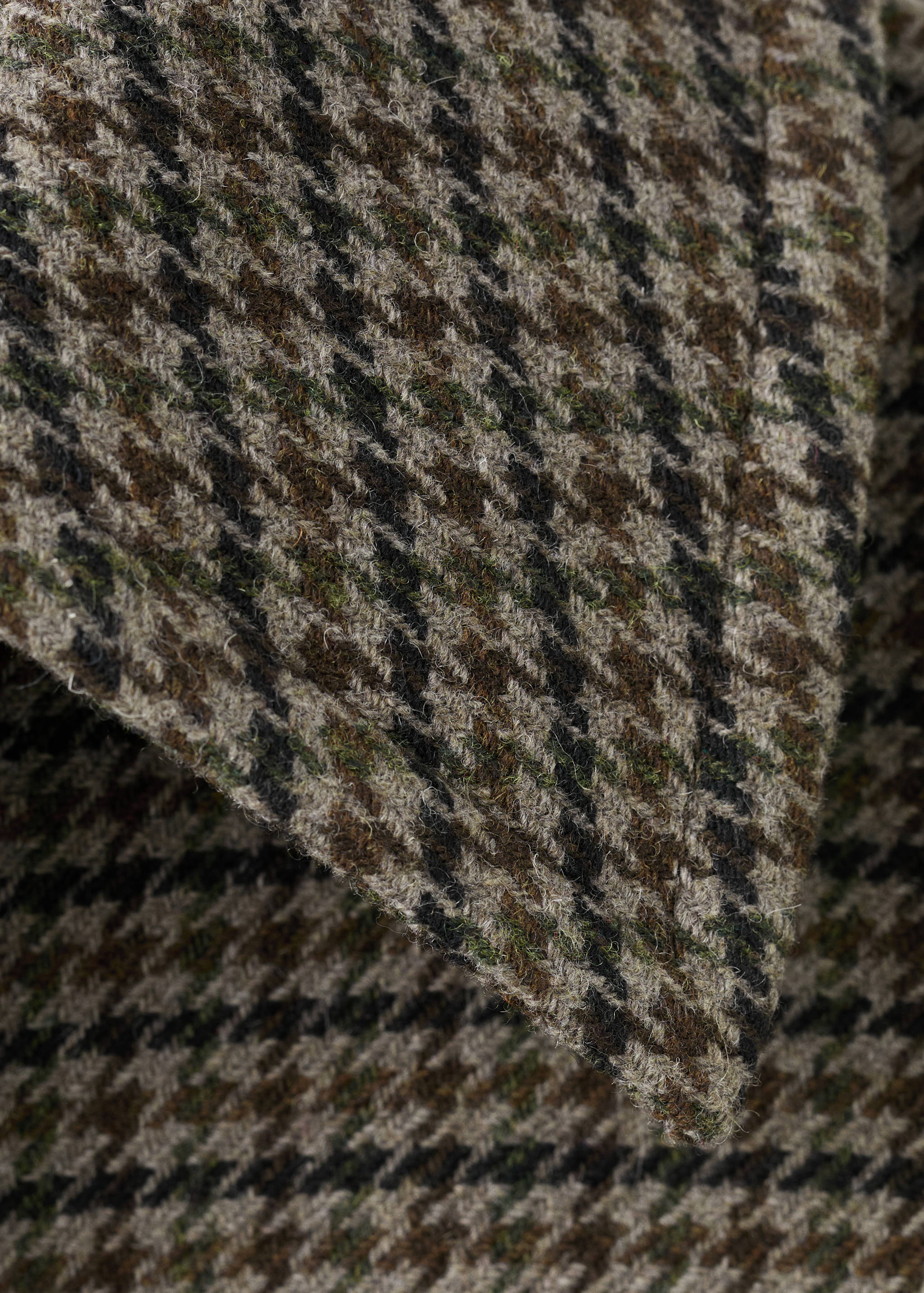 جاكيت صوف بطبعة الهاوندستوث - تفاصيل المنتج 8