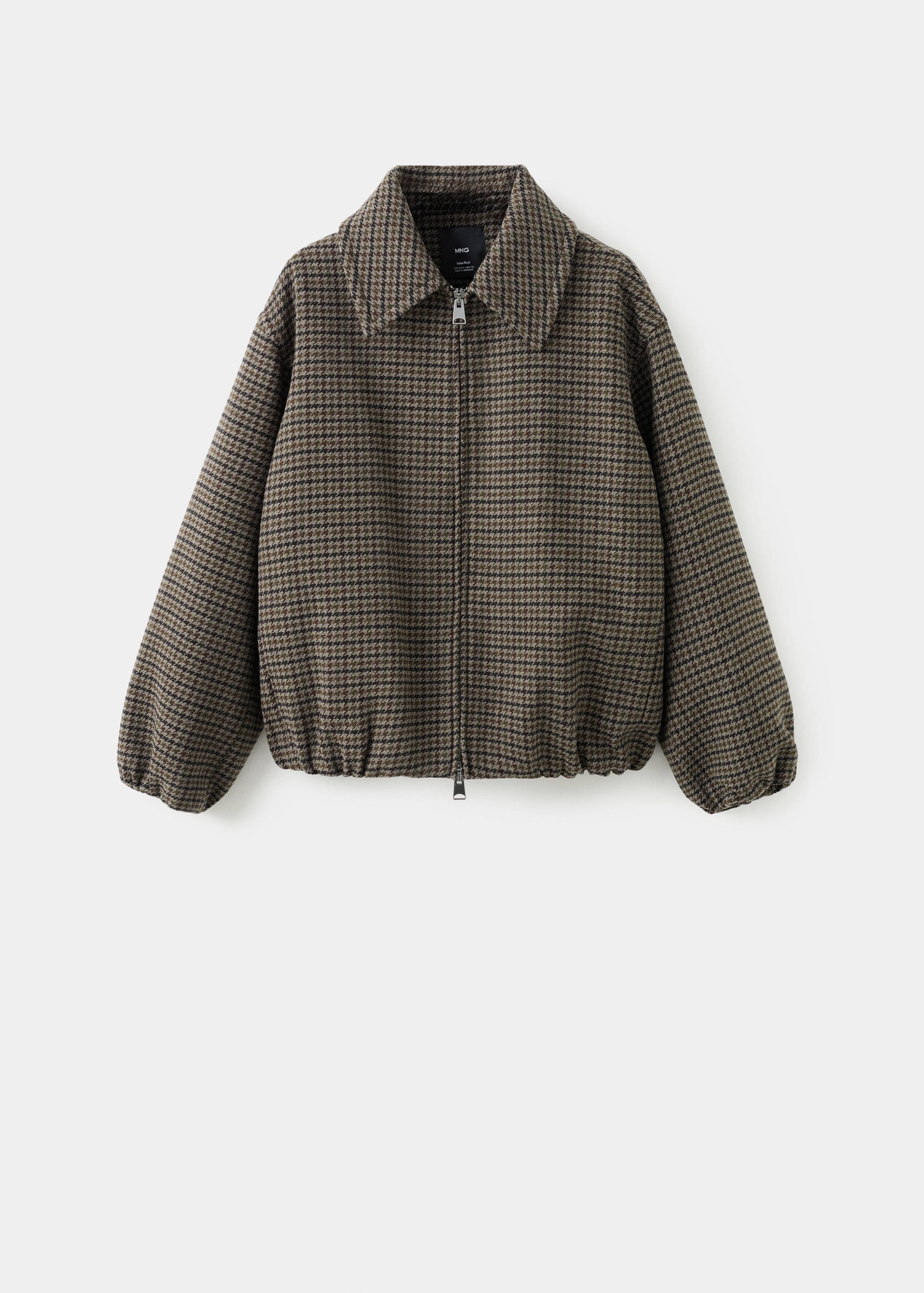 Houndstooth wool jacket - Article without model