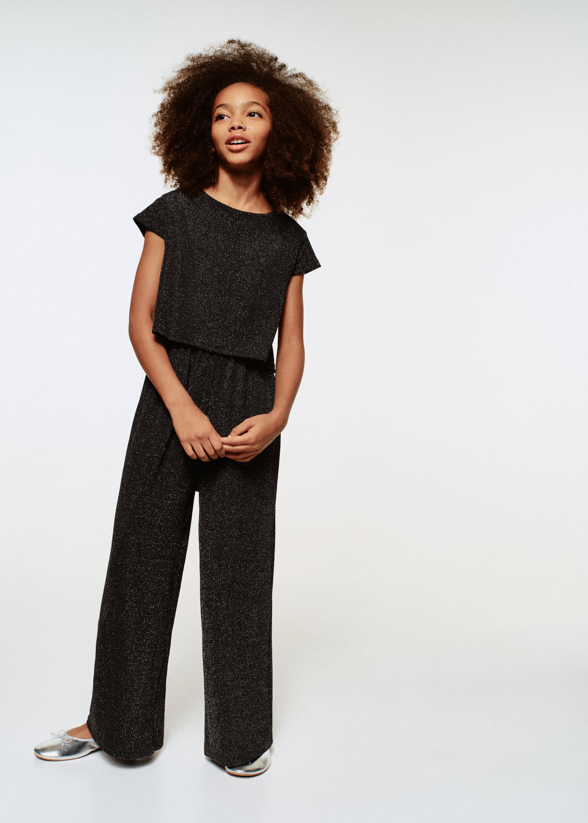 Lurex long jumpsuit - General plane
