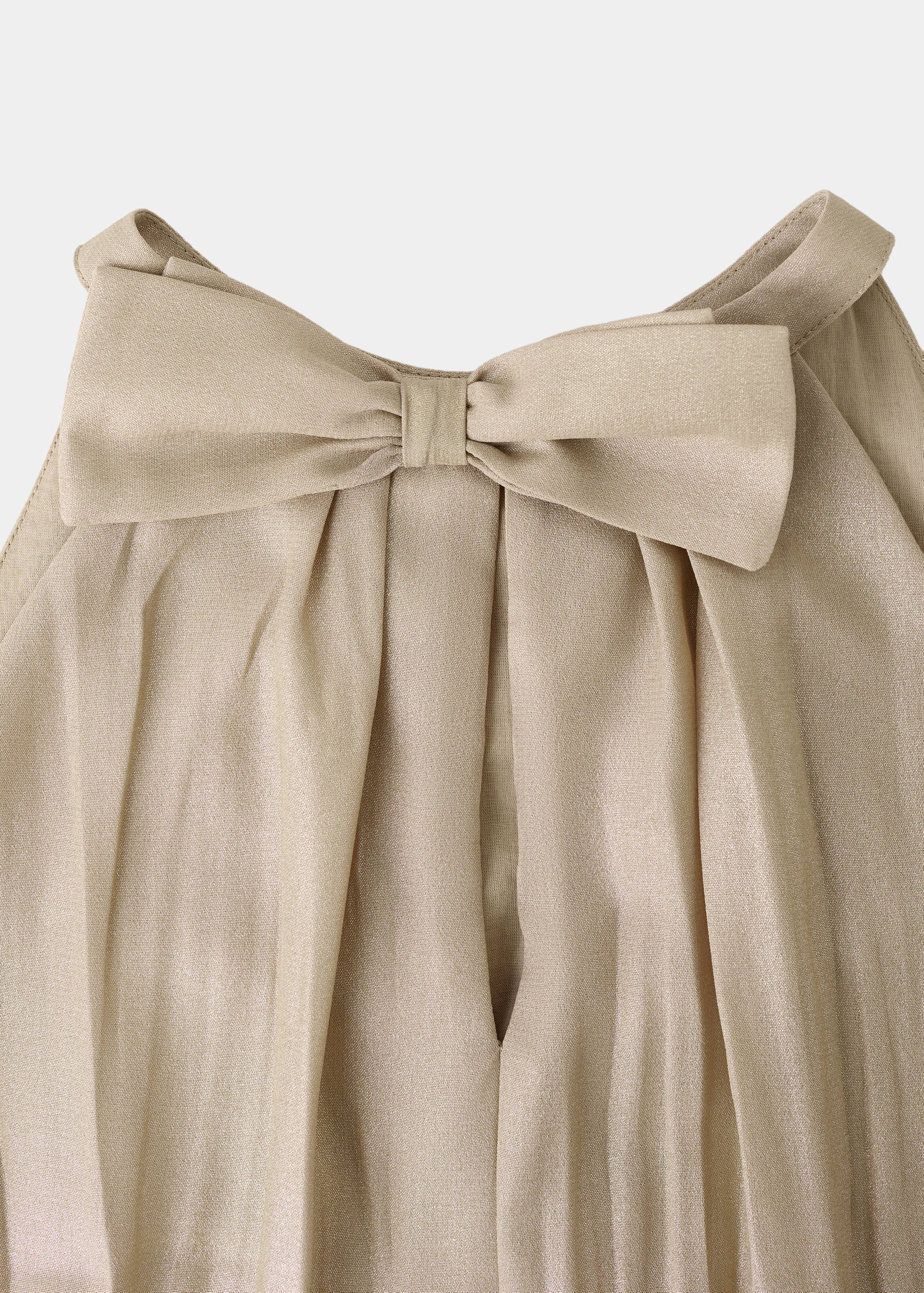 Bow metallic dress - Details of the article 0