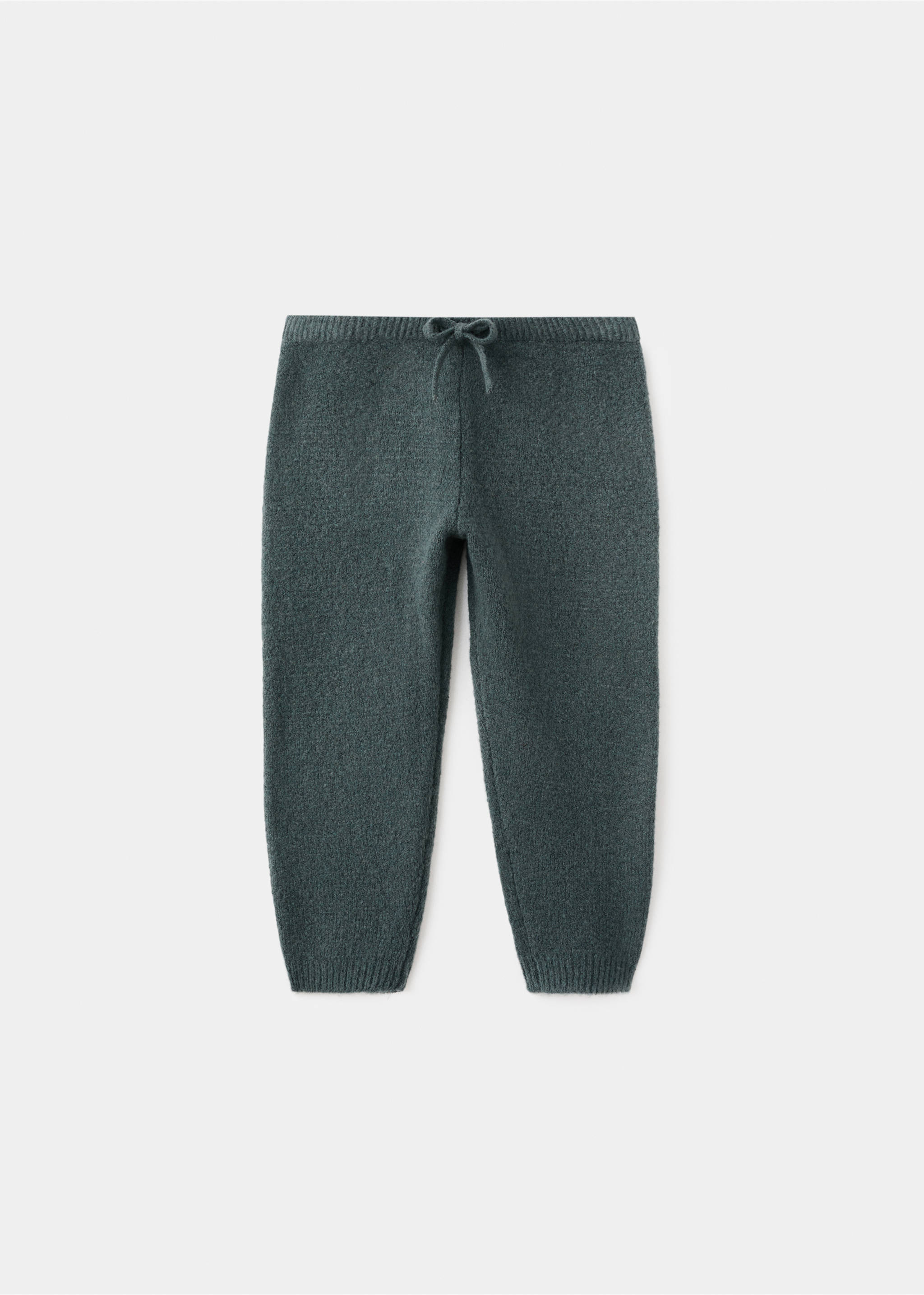 Knitted pants with bow - Article without model, Forest Green. Ref: 17089101-00.