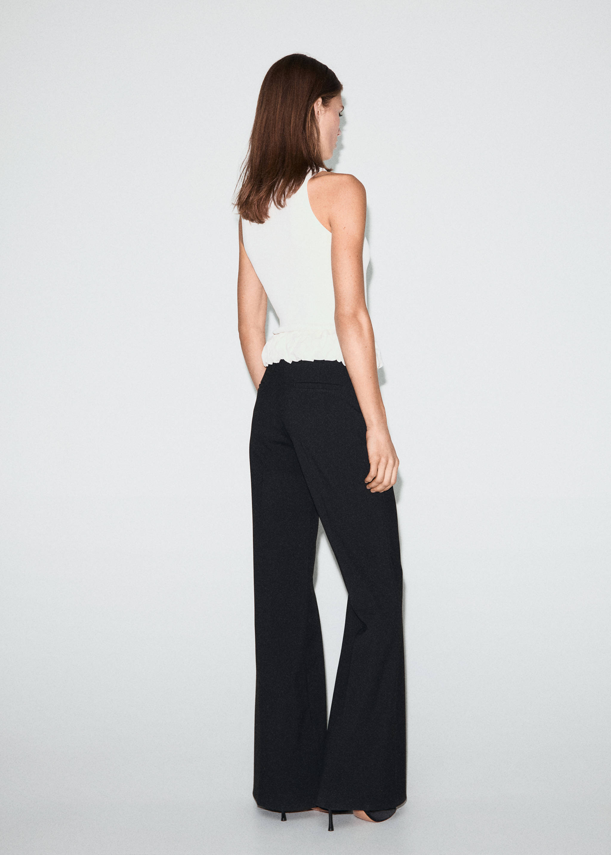 Combined top with ruffle - Reverse of the article