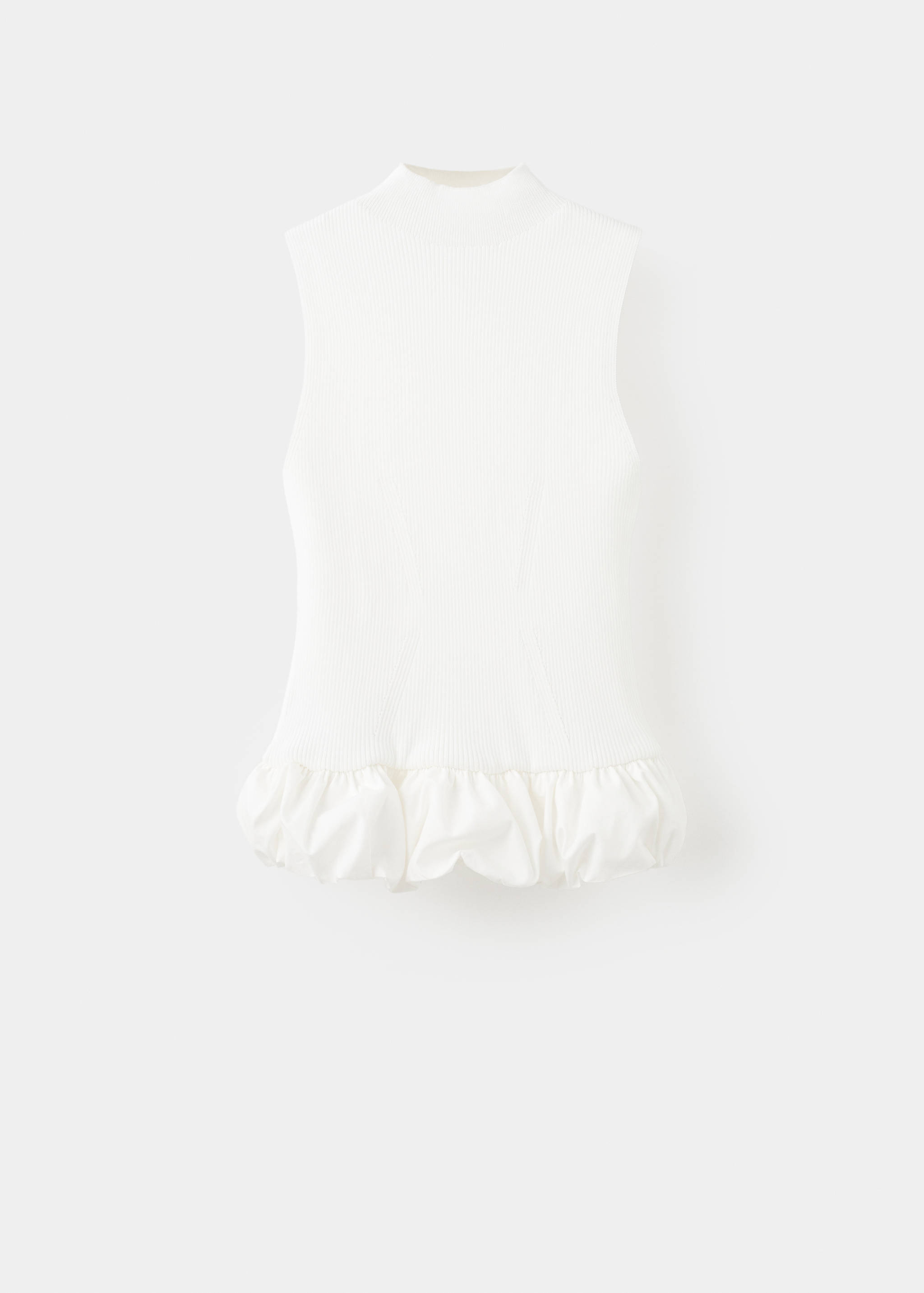 Combined top with ruffle - Article without model