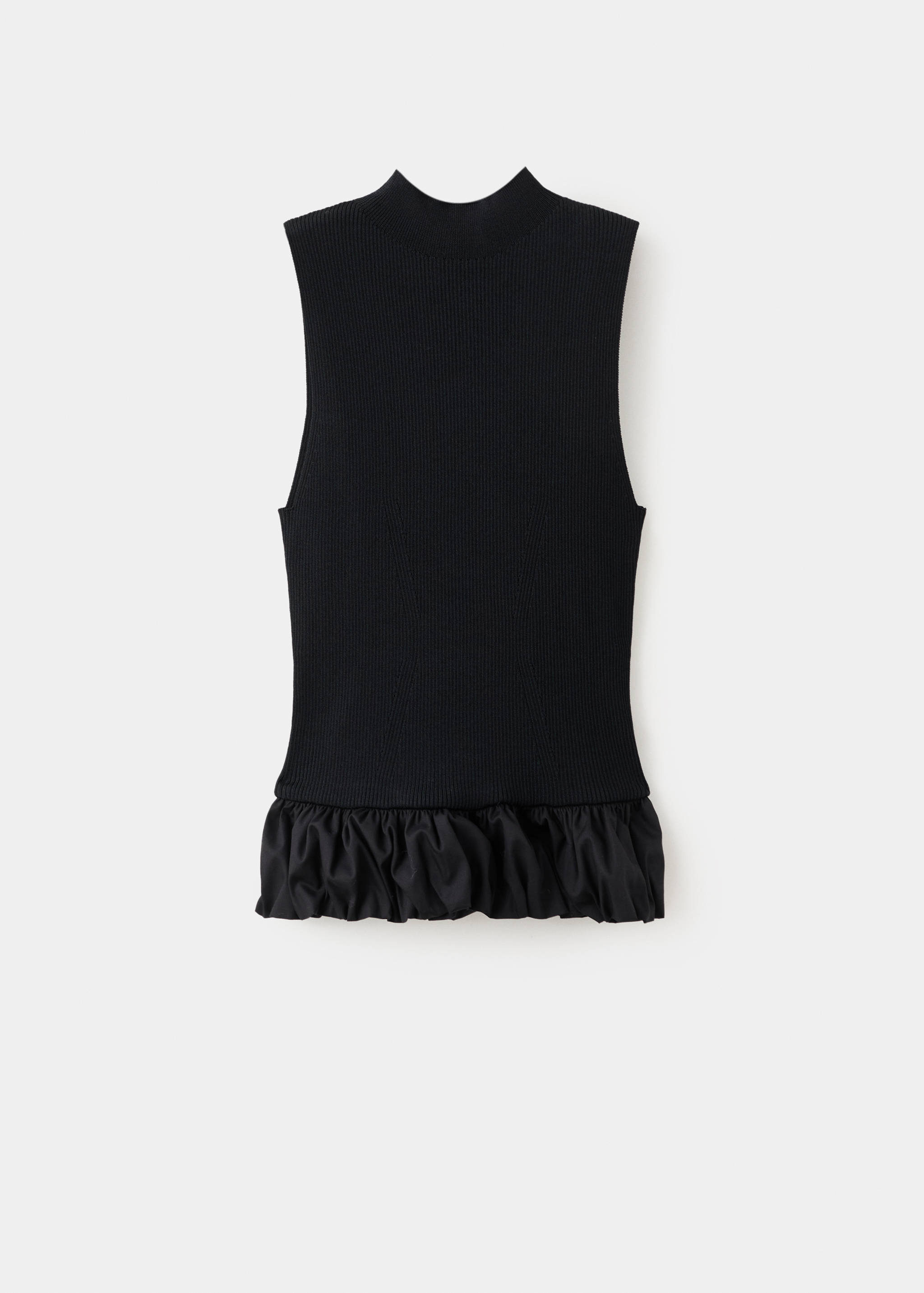 Combined top with ruffle - Article without model