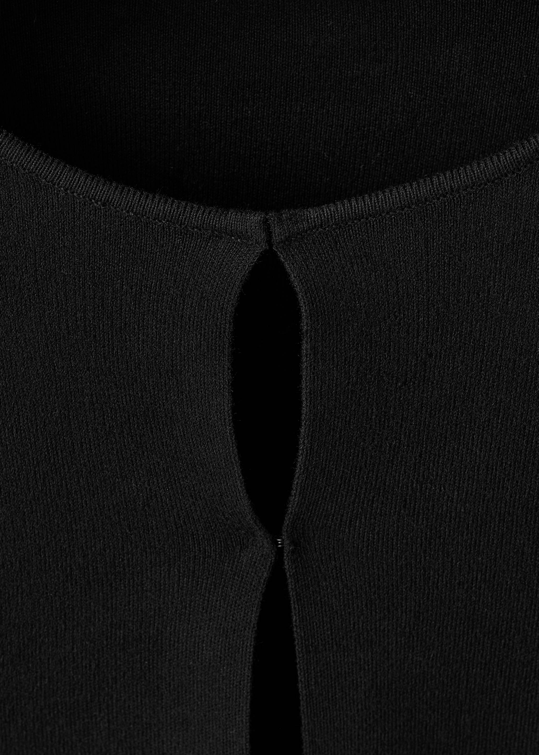 Cardigan with faux-fur cuffs - Details of the article 8