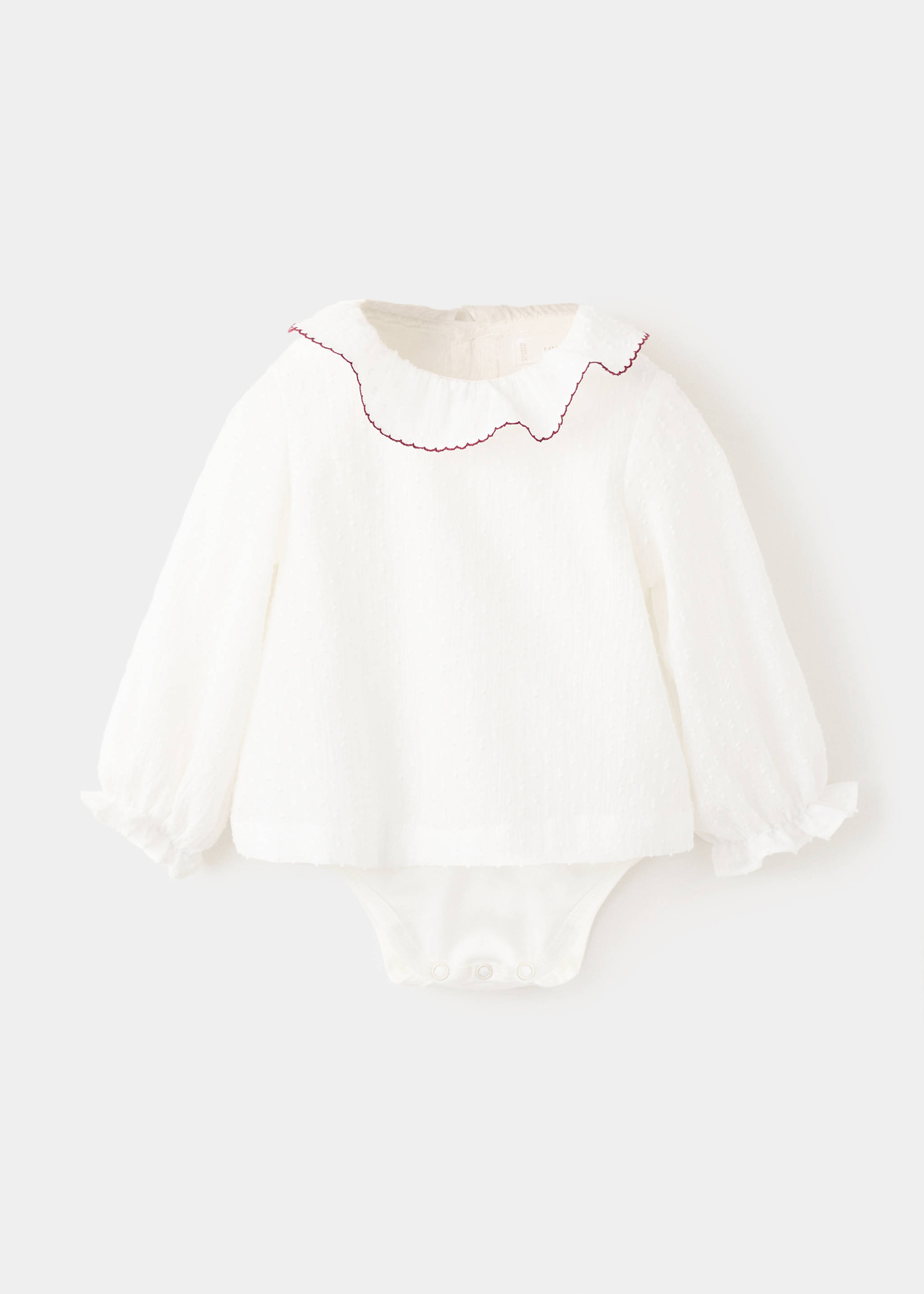 Cotton bodysuit blouse - Article without model