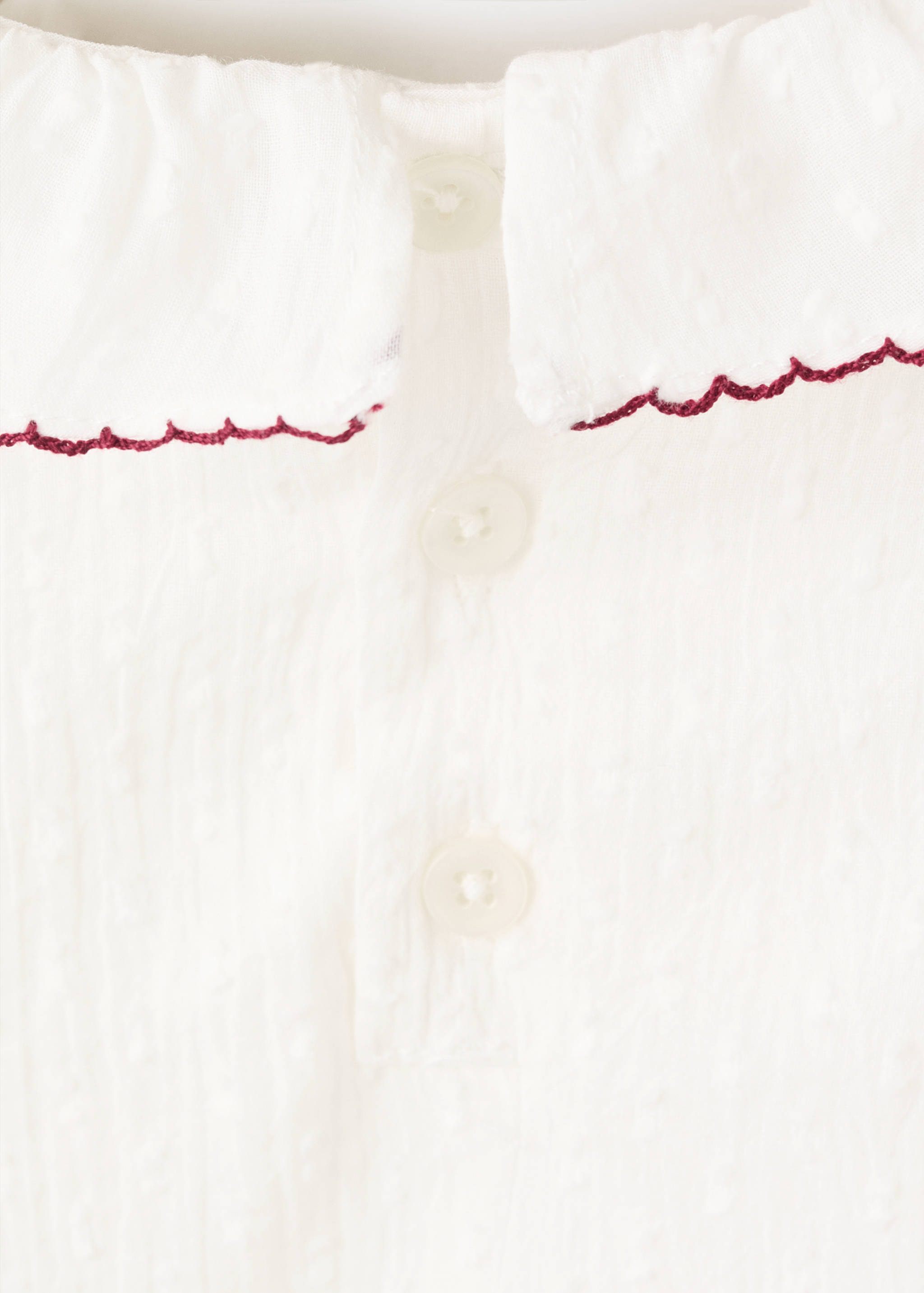 Cotton bodysuit blouse - Details of the article 0