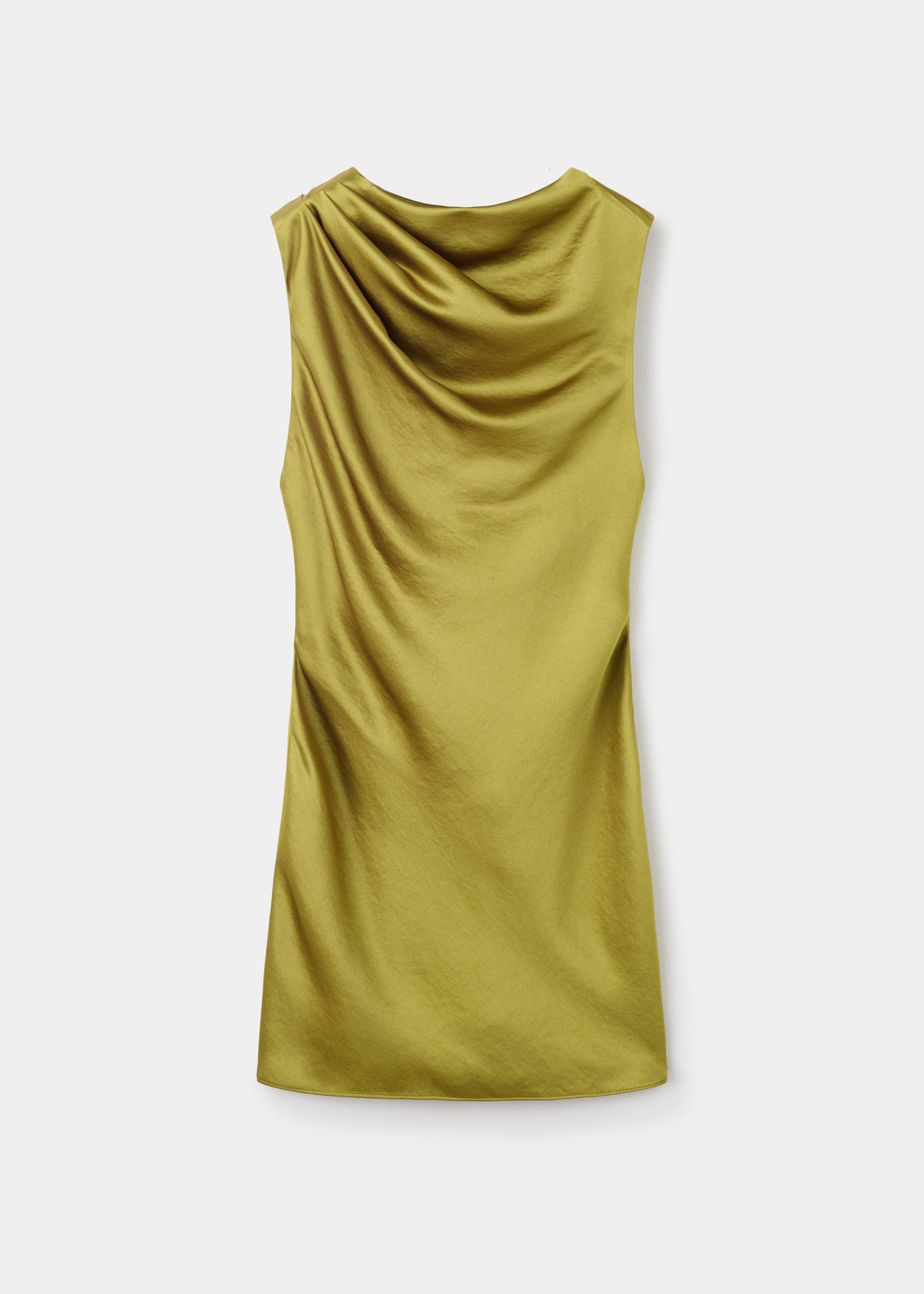 Vestido satinado espalda abierta - Artículo sin modelo
