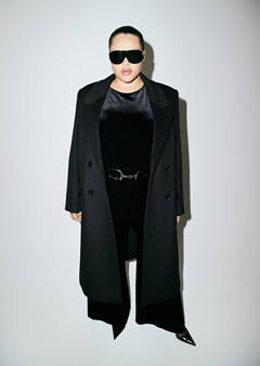 Velvet belt jumpsuit — Black 14