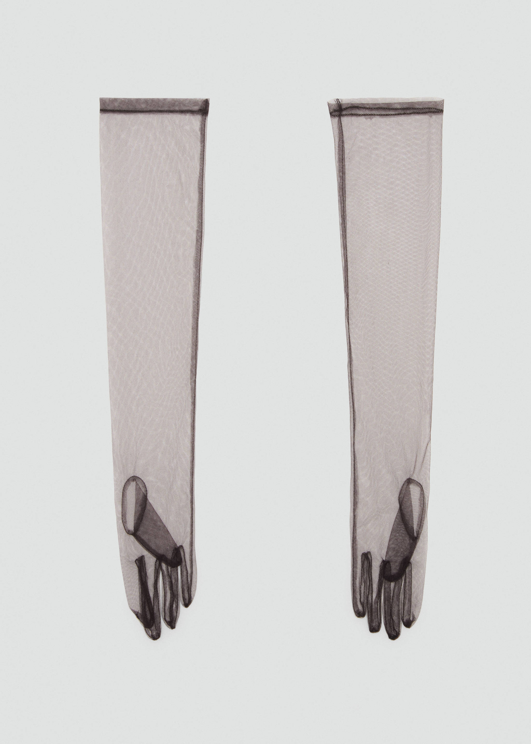 Long semi-transparent gloves - Article without model