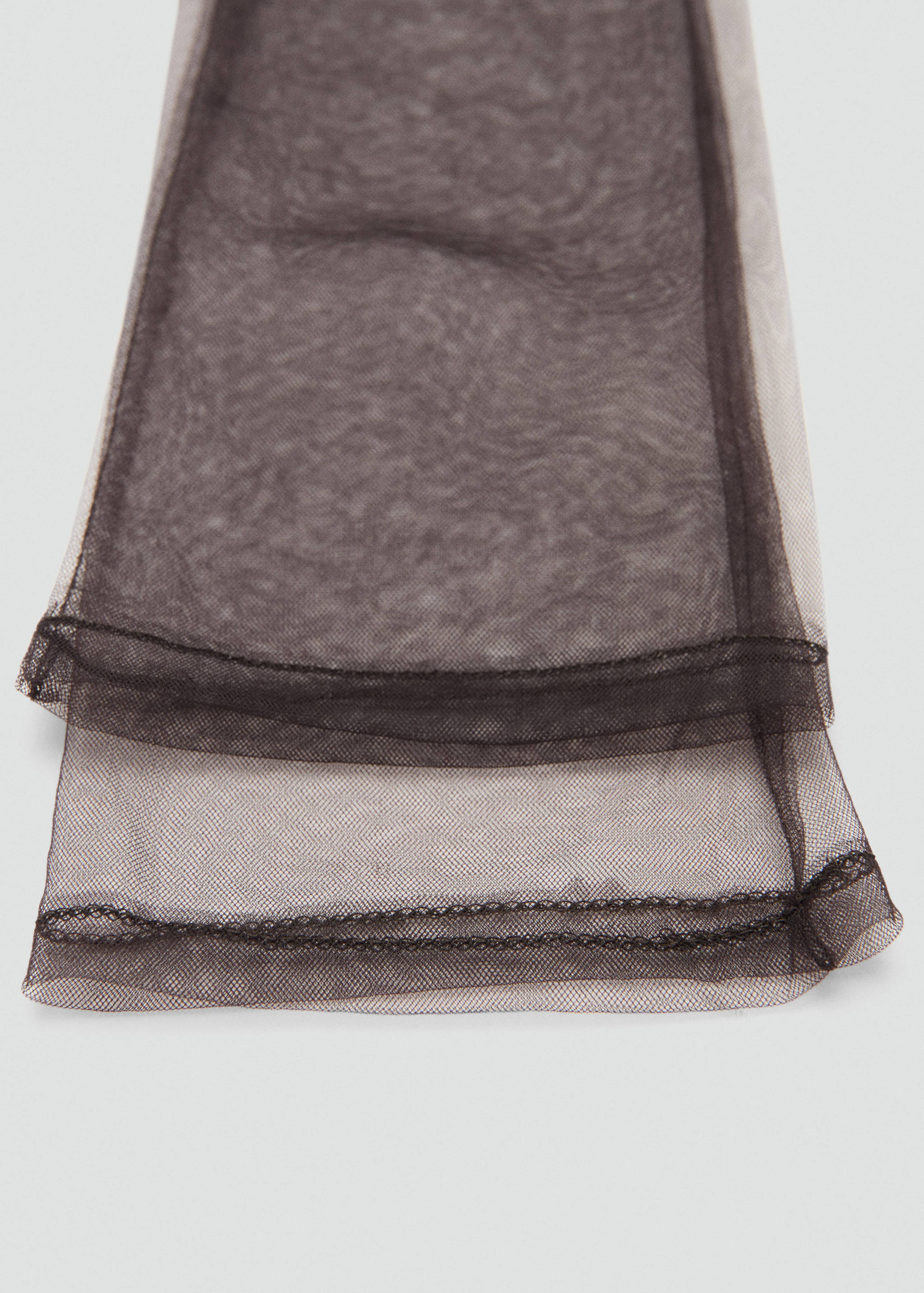 Long semi-transparent gloves - Medium plane