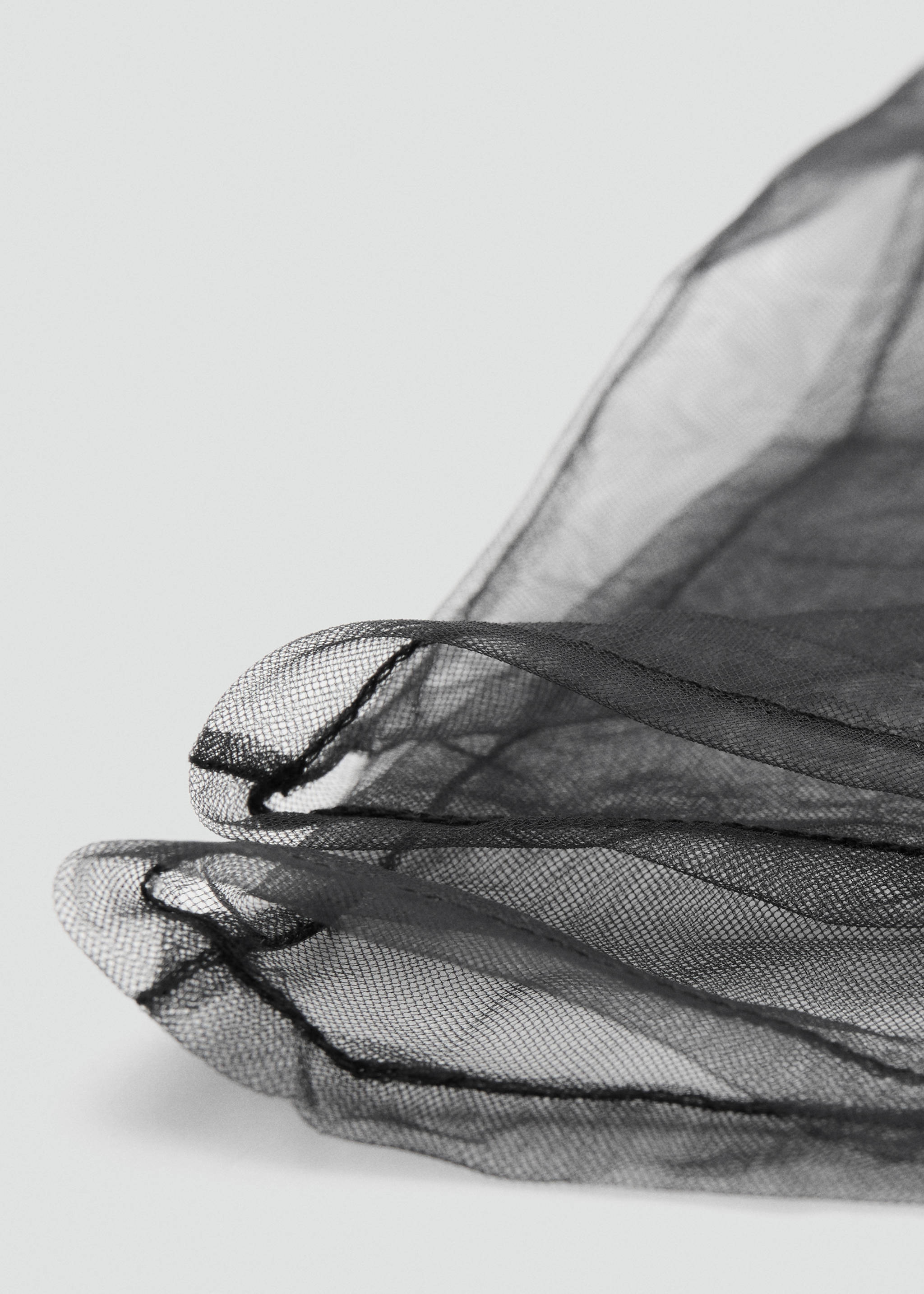 Long semi-transparent gloves - Medium plane