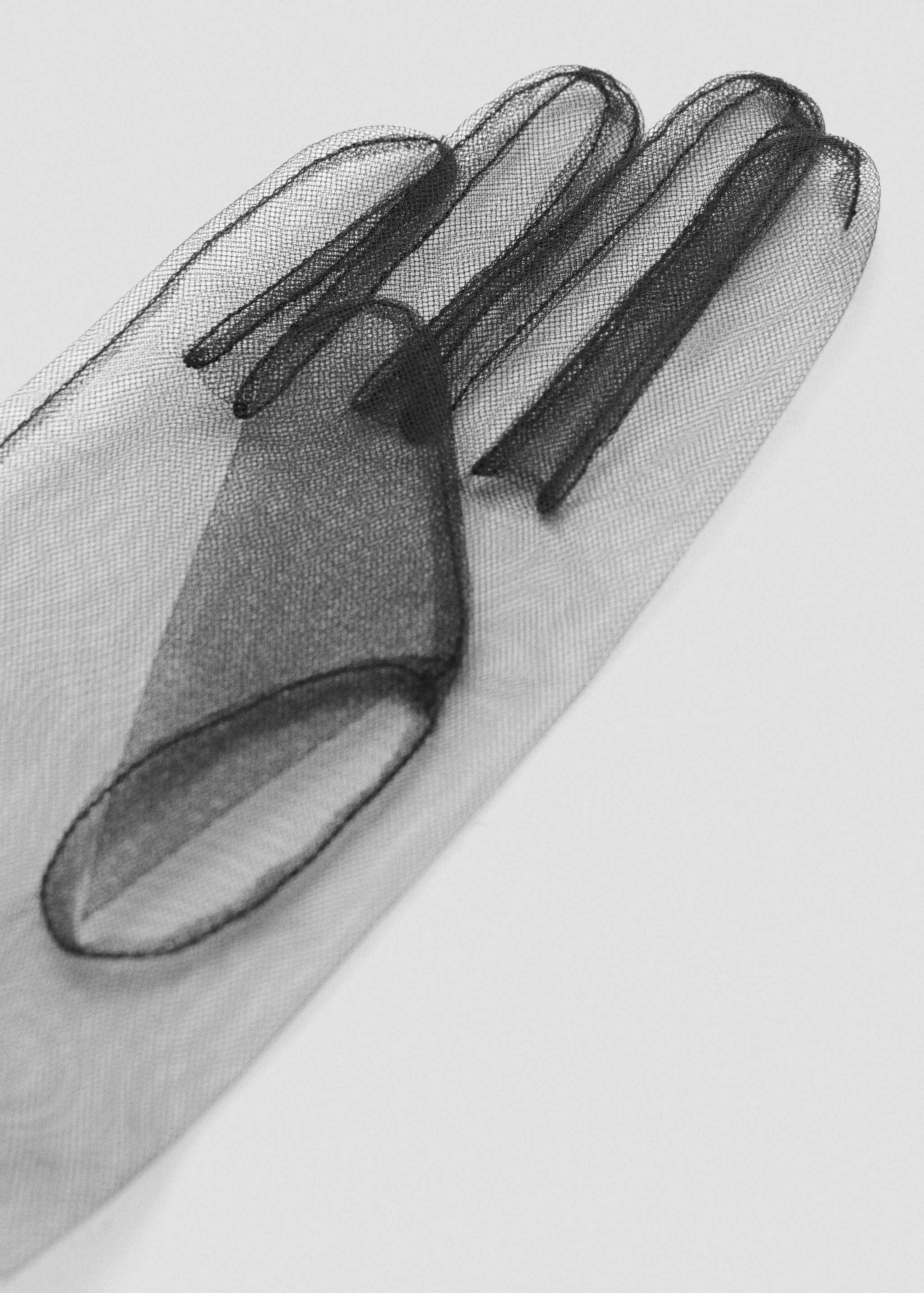 Long semi-transparent gloves - Details of the article 1