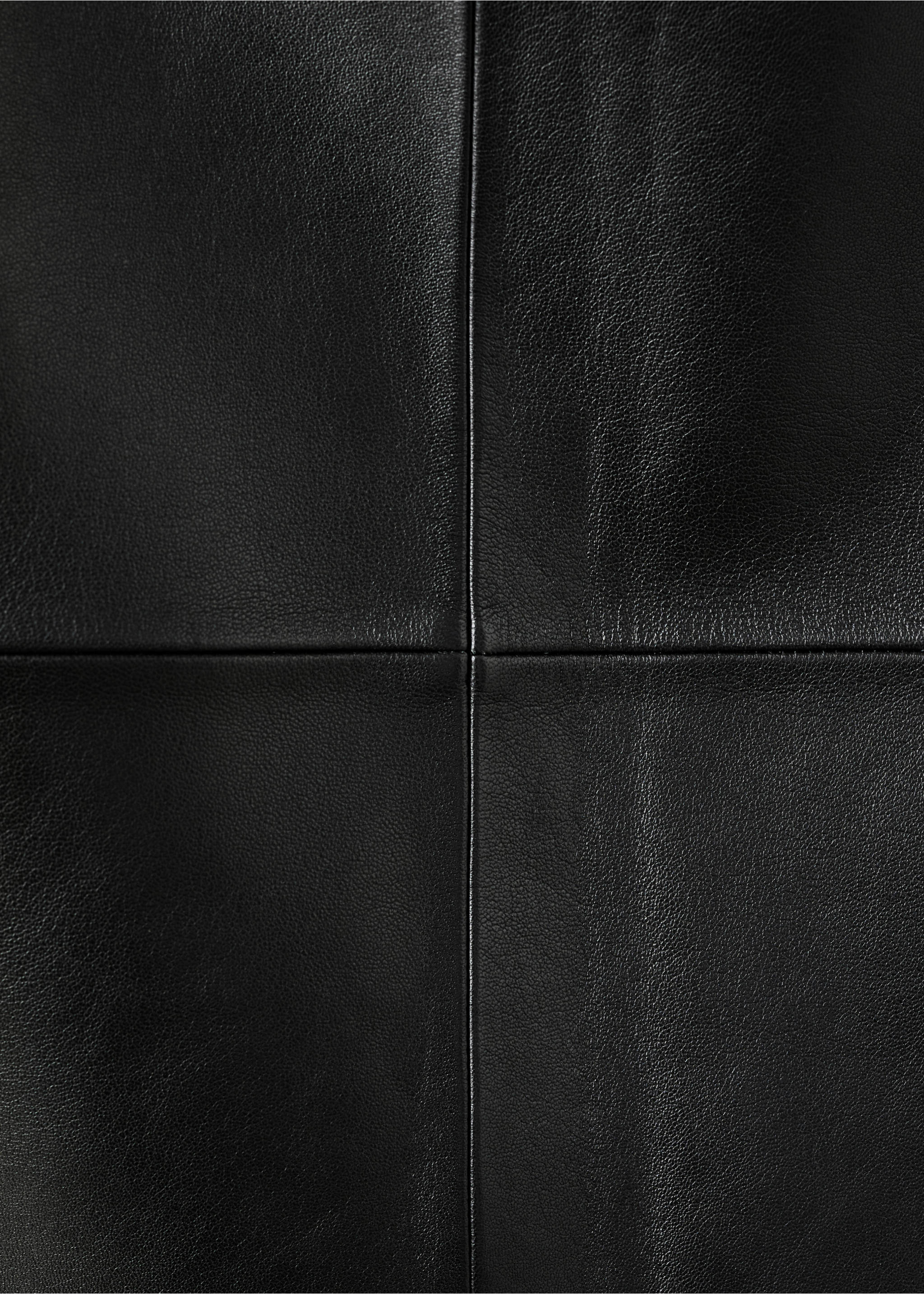 Jupe crayon cuir - Détail de l'article 8, Noir. Ref: 17089116-00.