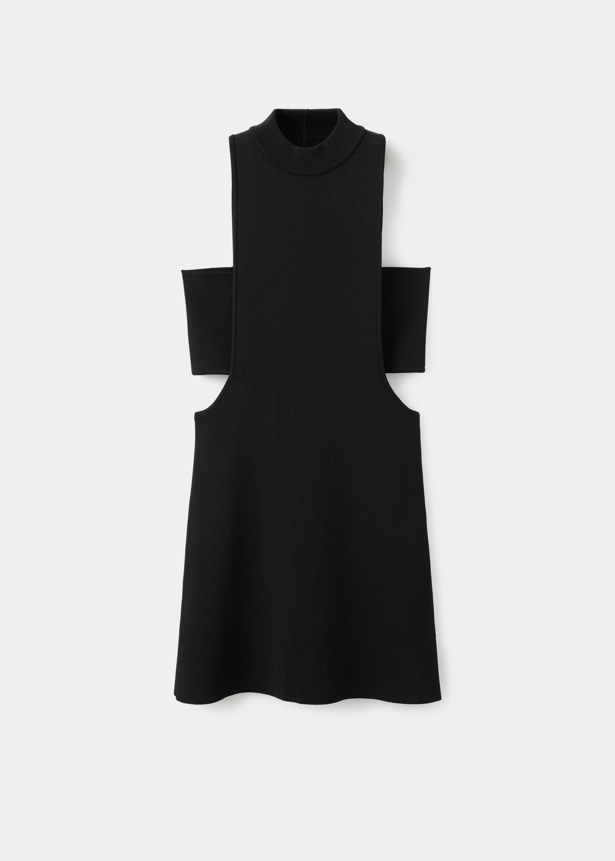 Knitted dress with cut-out - Article without model