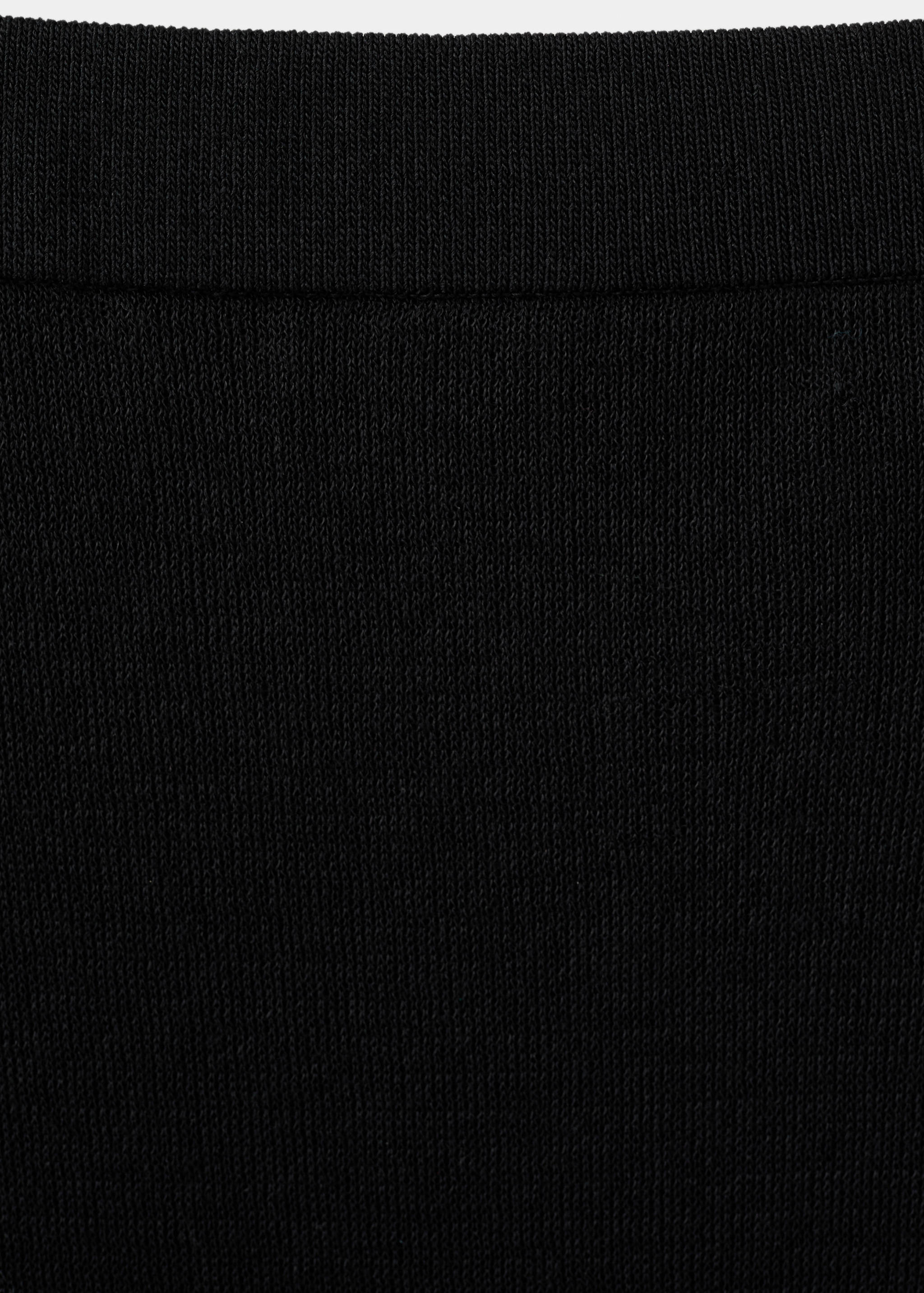 Ribbed midi skirt - Details of the article 8