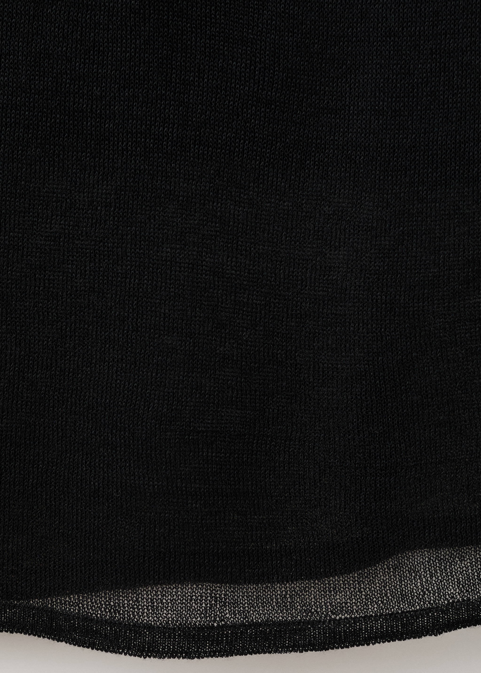 Ribbed midi skirt - Details of the article 0