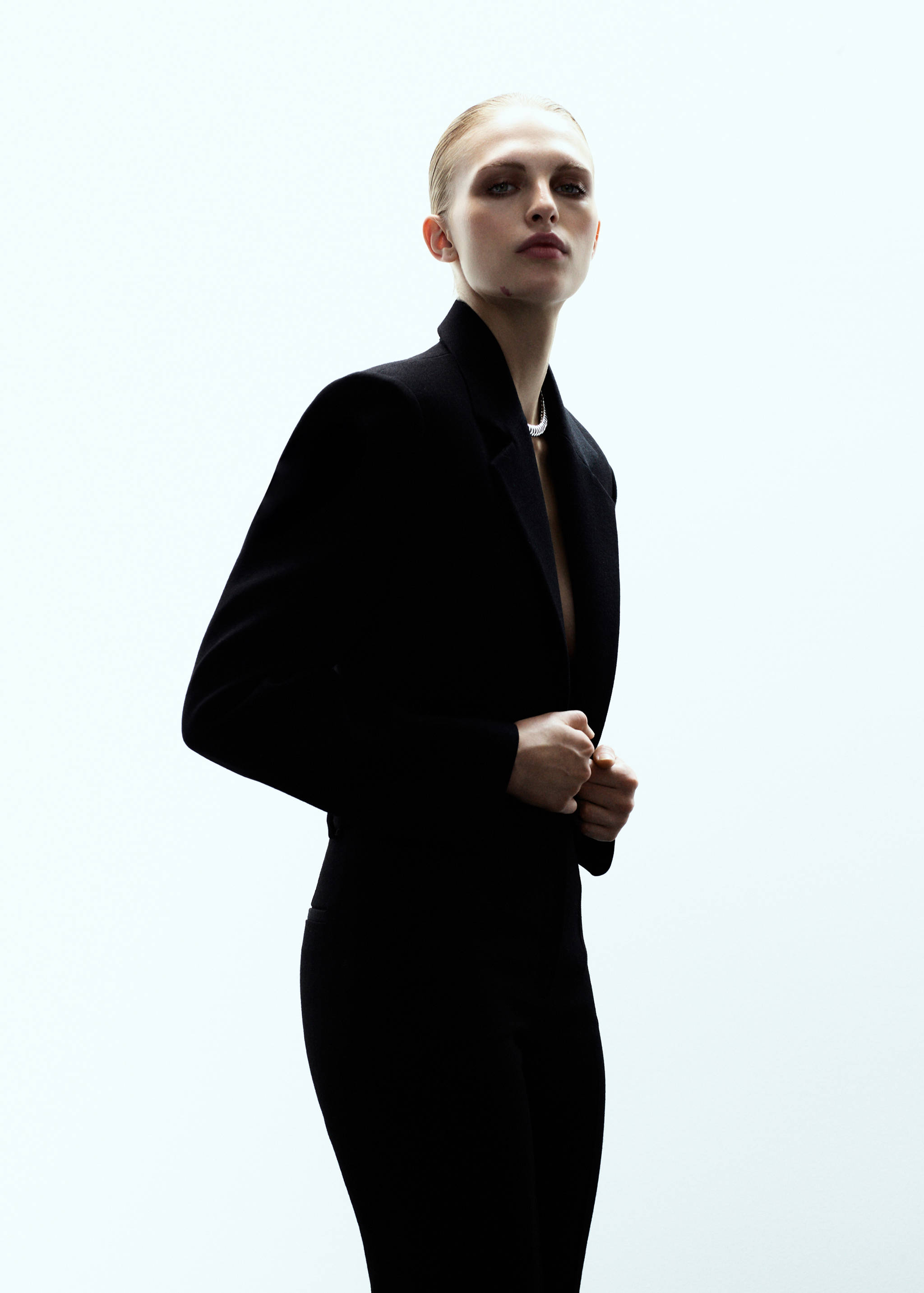 Wool suit trousers - Medium plane