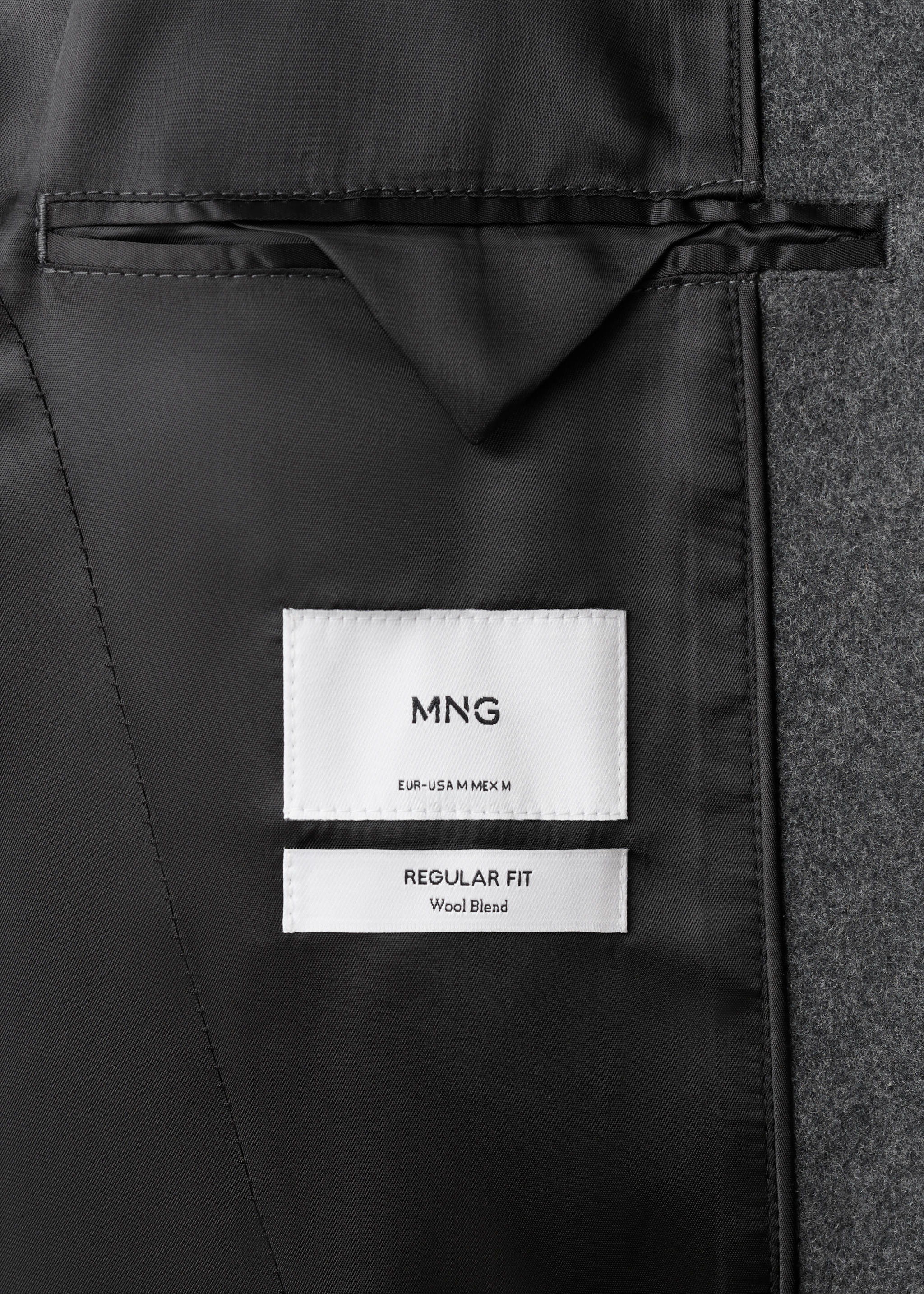 Lång ullrock - Detaljer om artikeln 0, Grå. Ref: 17089204-00.