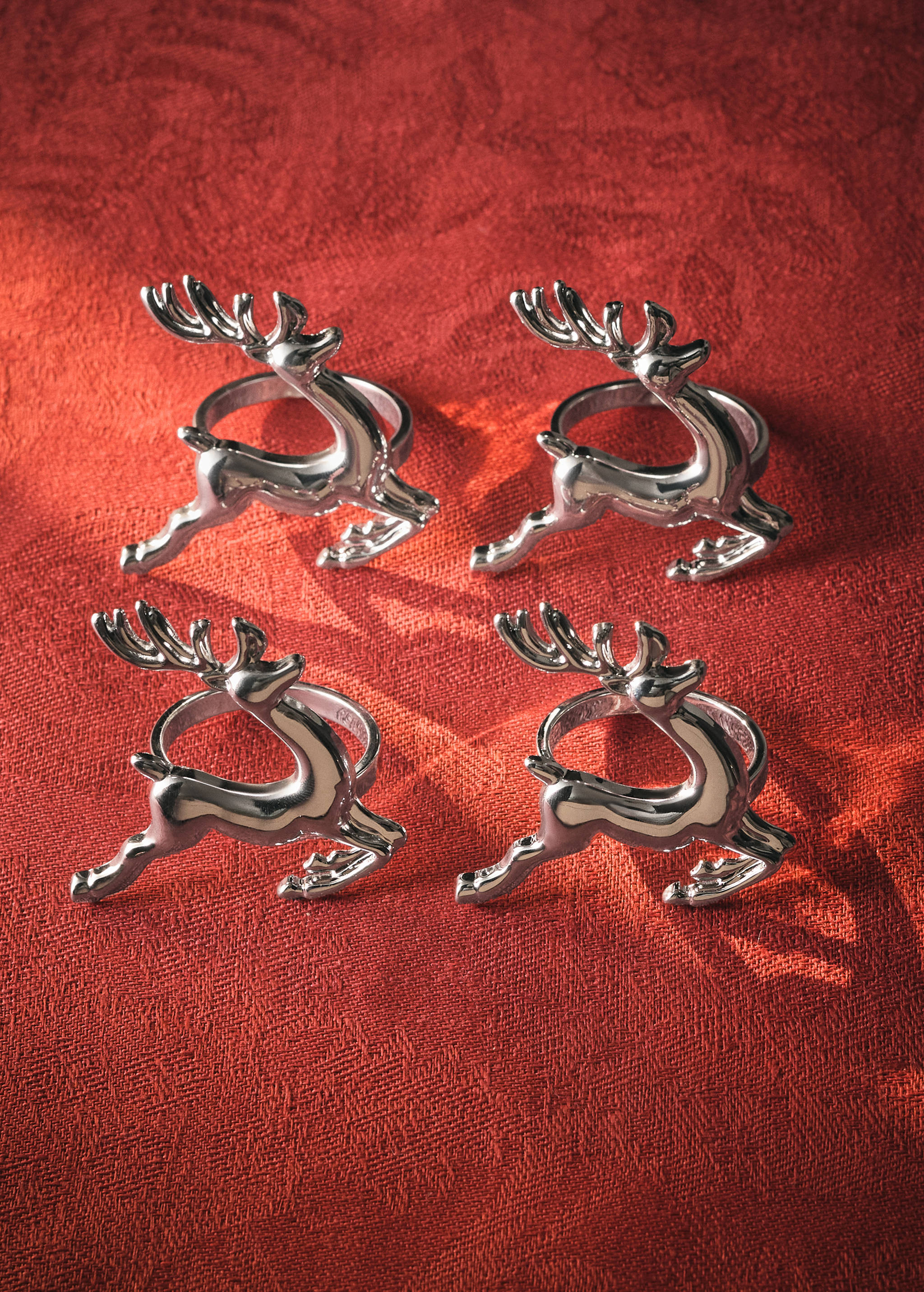 Servilletero acero inoxidable ciervo - Plano general