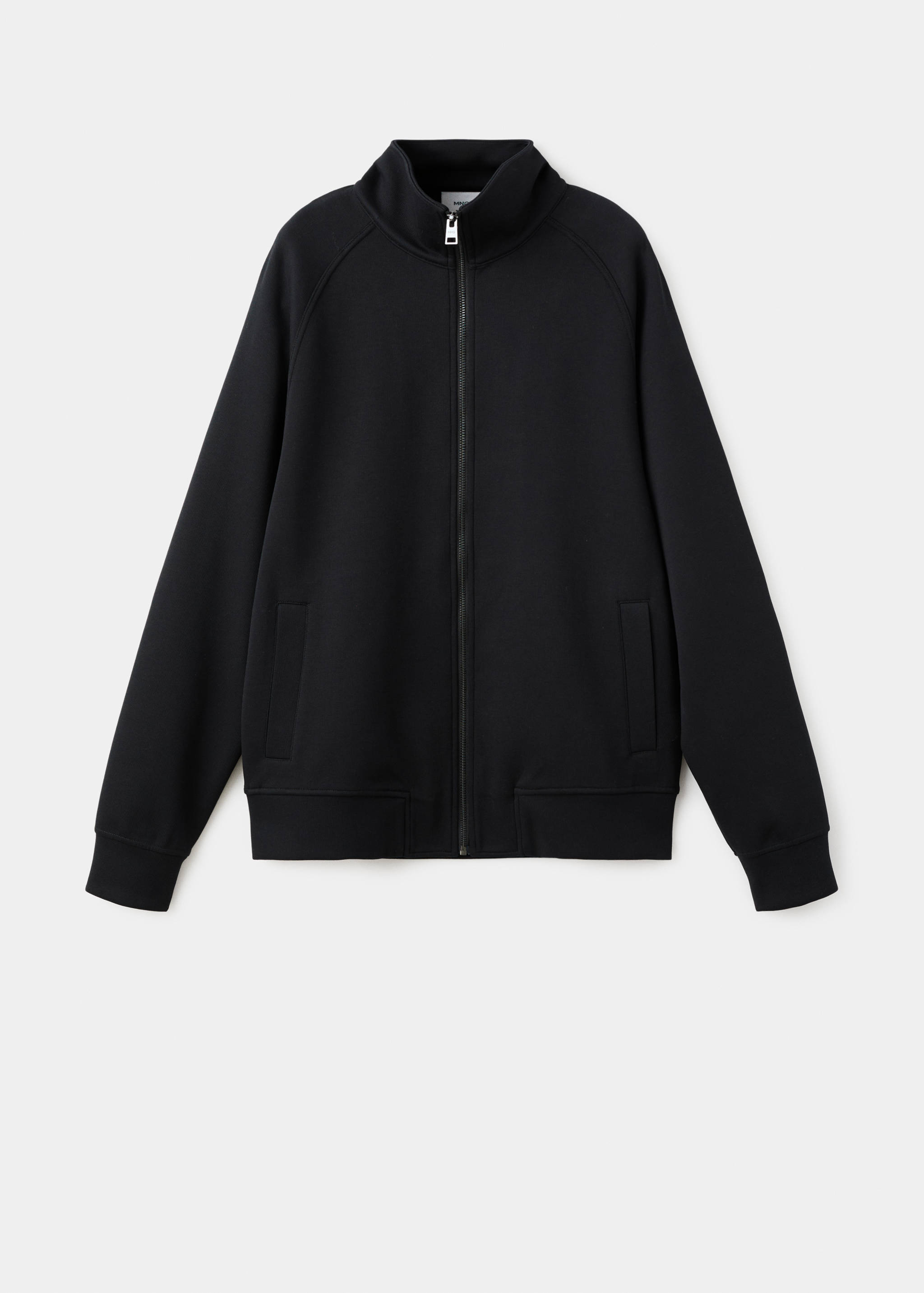 Cotton sweatshirt zipper - Article without model