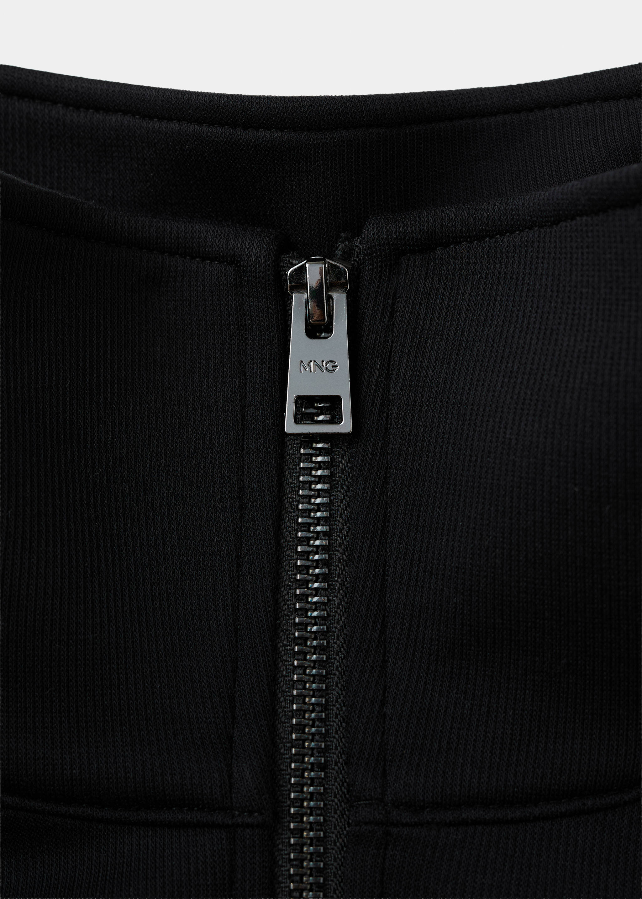Cotton sweatshirt zipper - Details of the article 8