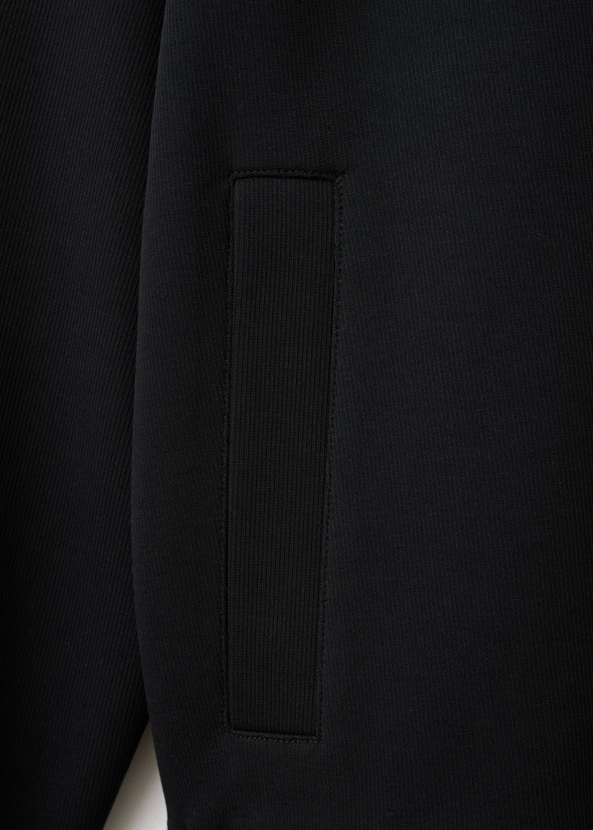 Cotton sweatshirt zipper - Details of the article 0