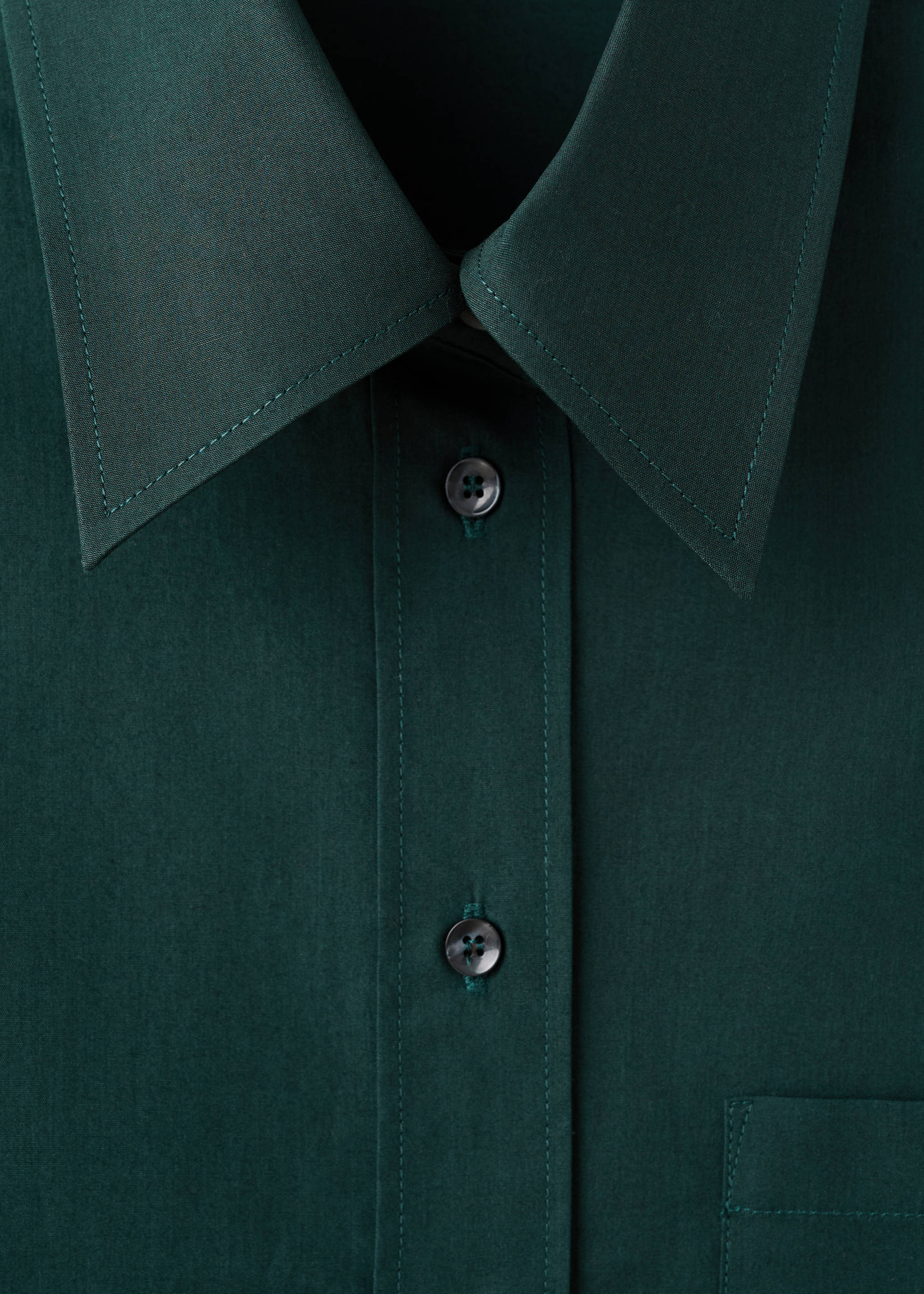 Πουκάμισο oversize τσέπη - Λεπτομέρεια του προϊόντος 8