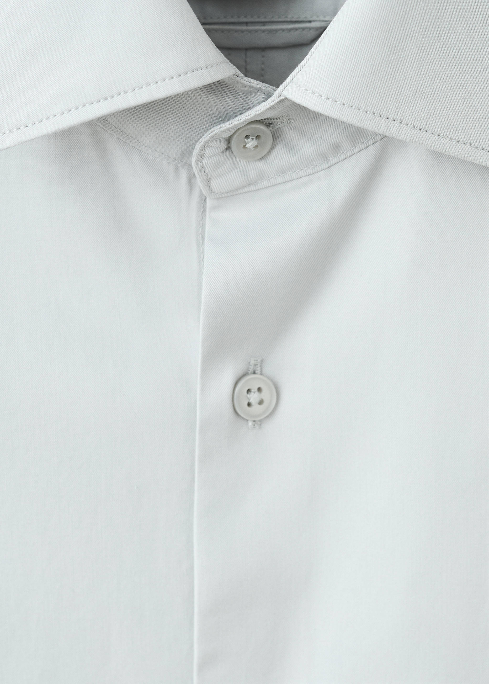 Slim-fit lyocell cotton shirt - Details of the article 8