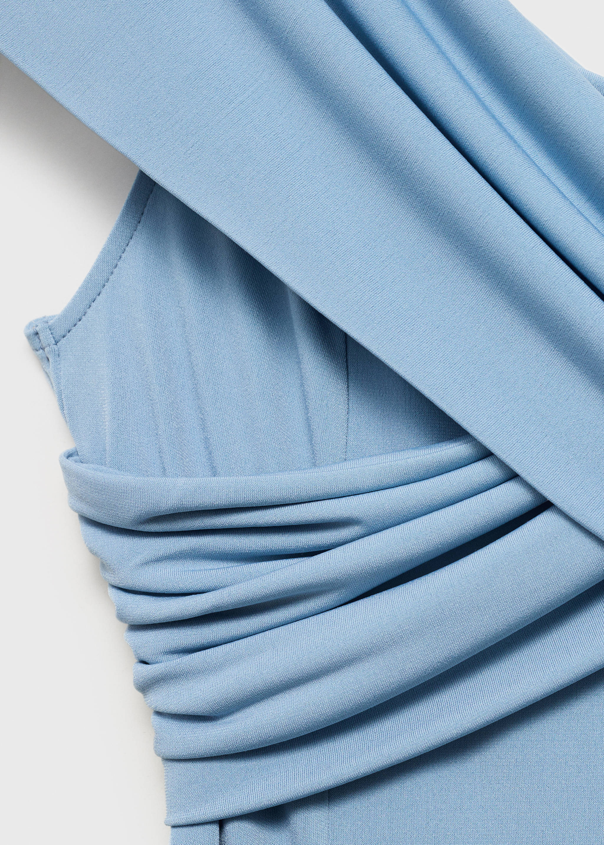 A-line dress with crossover neckline - Details of the article 0