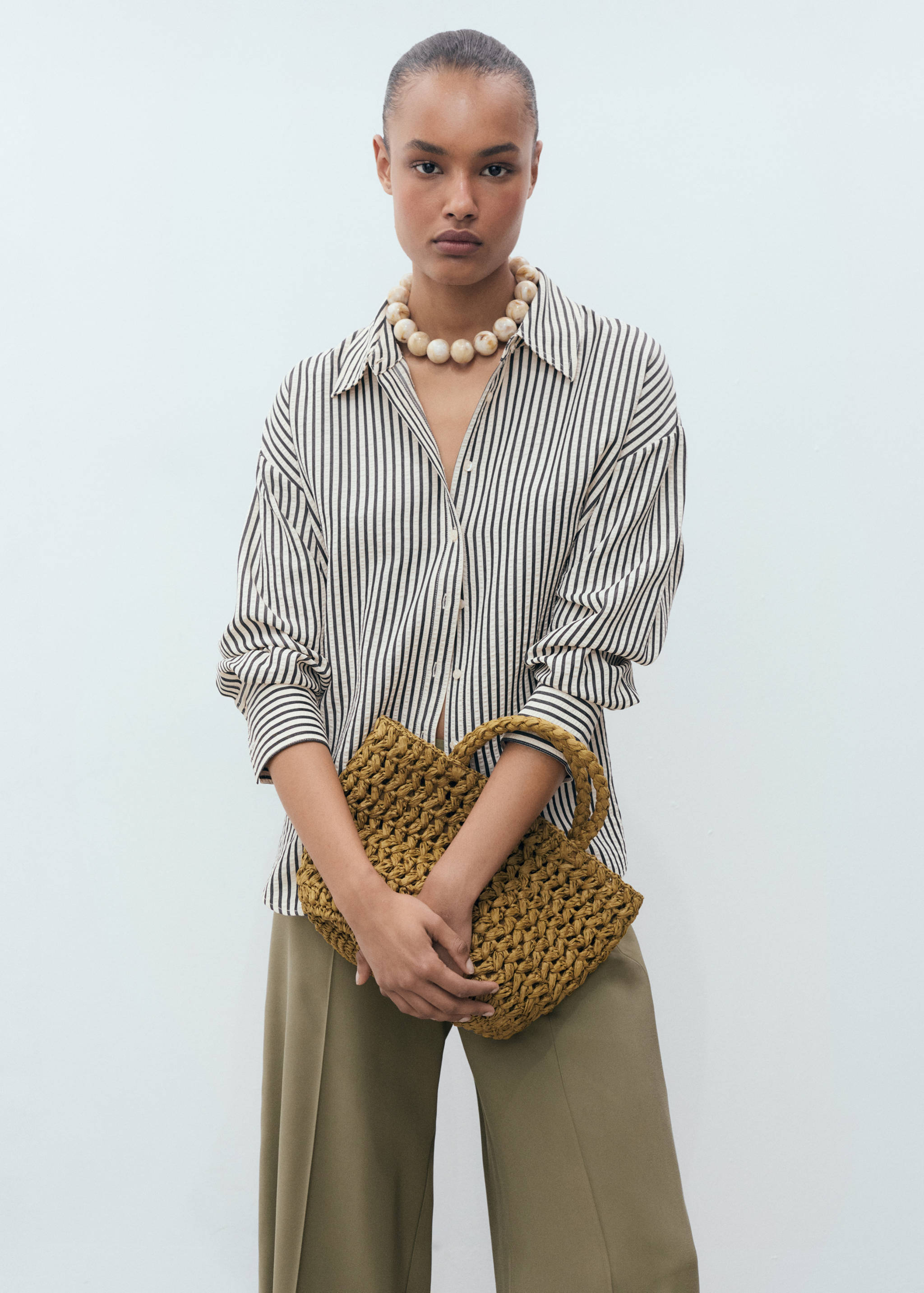 Flowy palazzo trousers - Details of the article 6