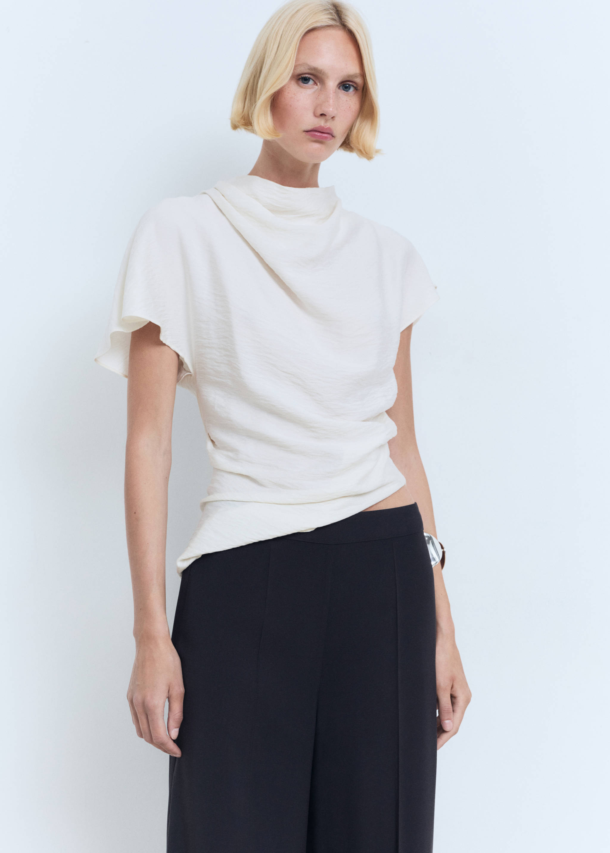 Pantalón palazzo fluido - Detalle del artículo 1