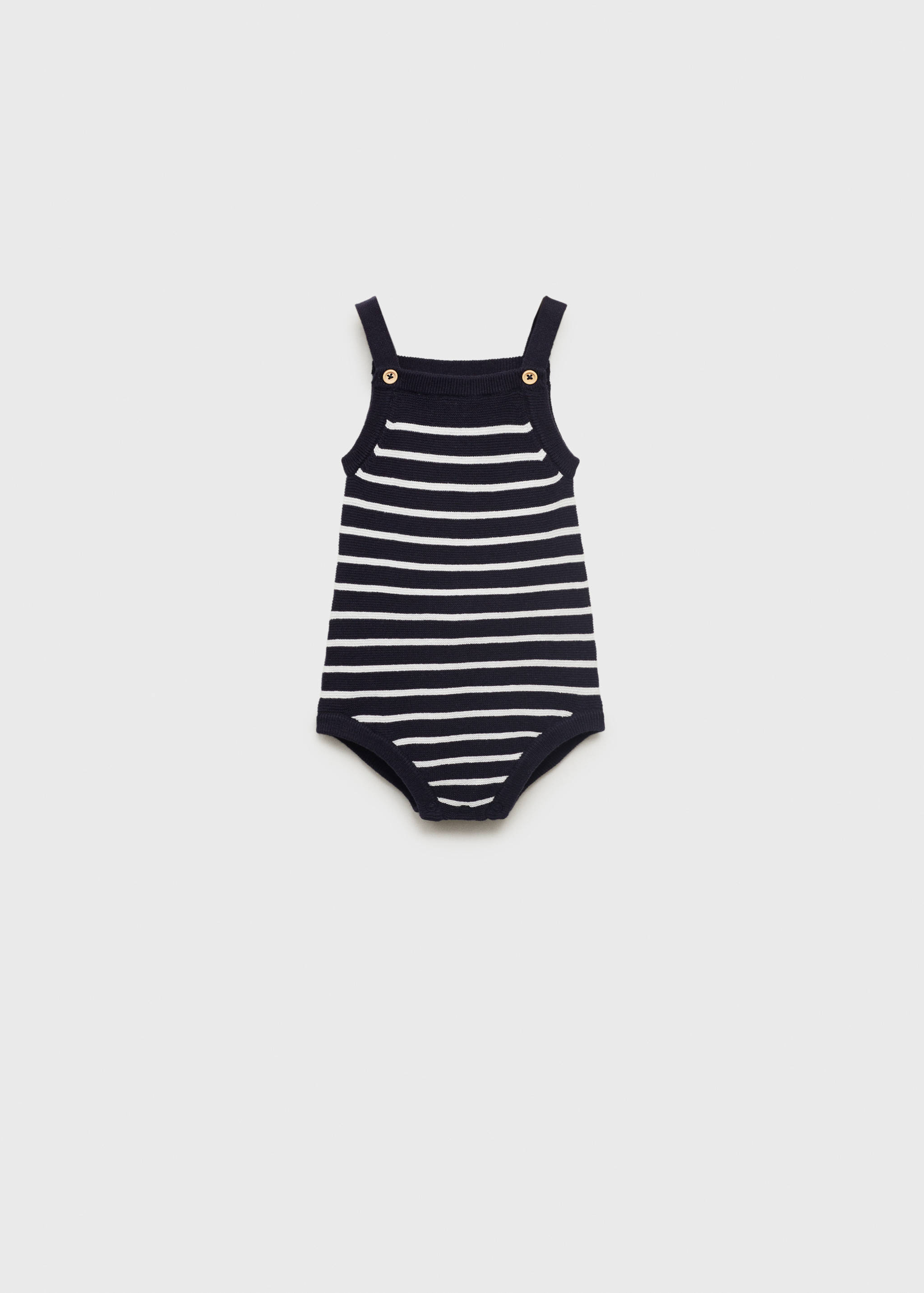 Striped knitted romper - Article without model