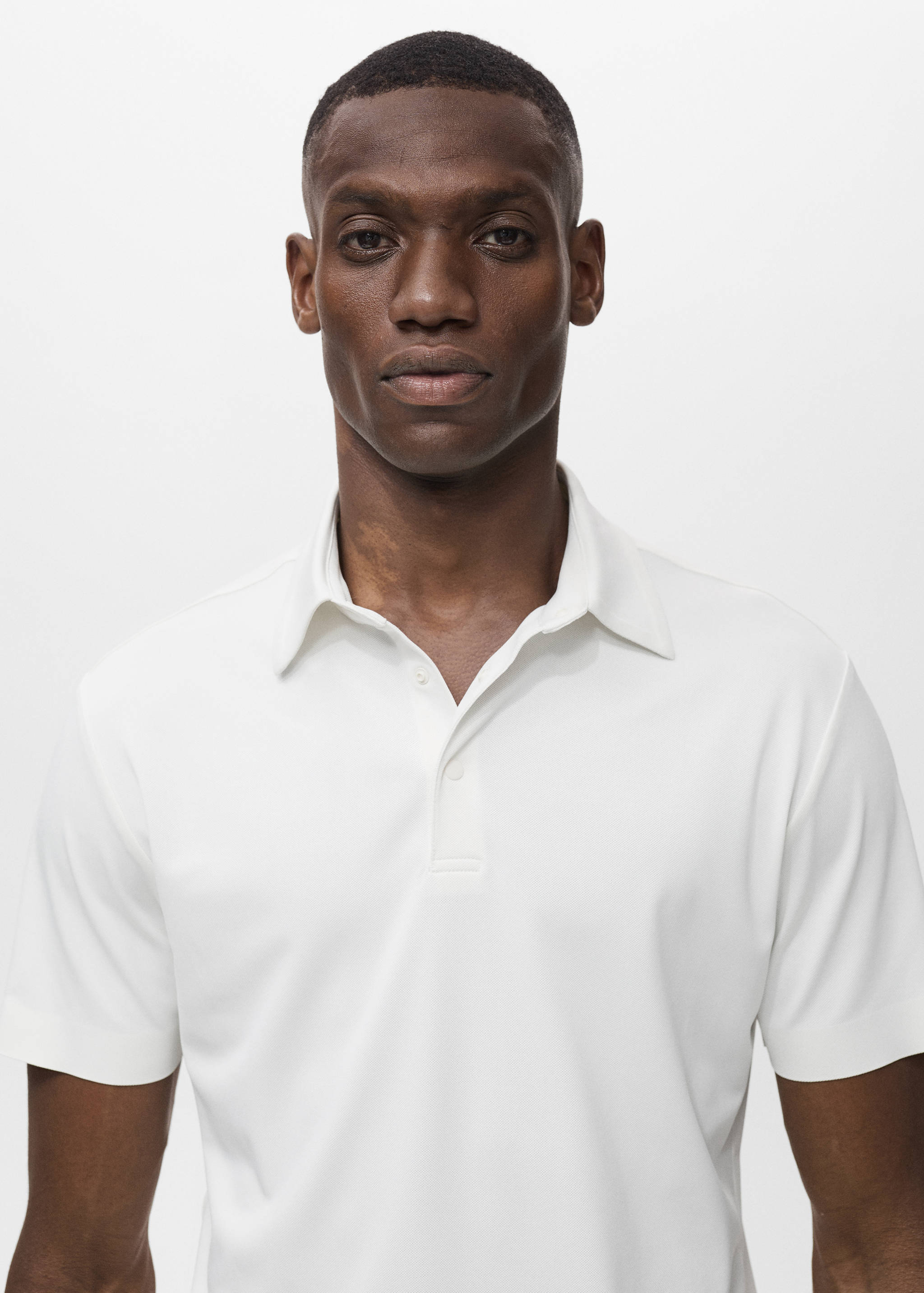COOLMAX® slim-fit polo shirt - Details of the article 1