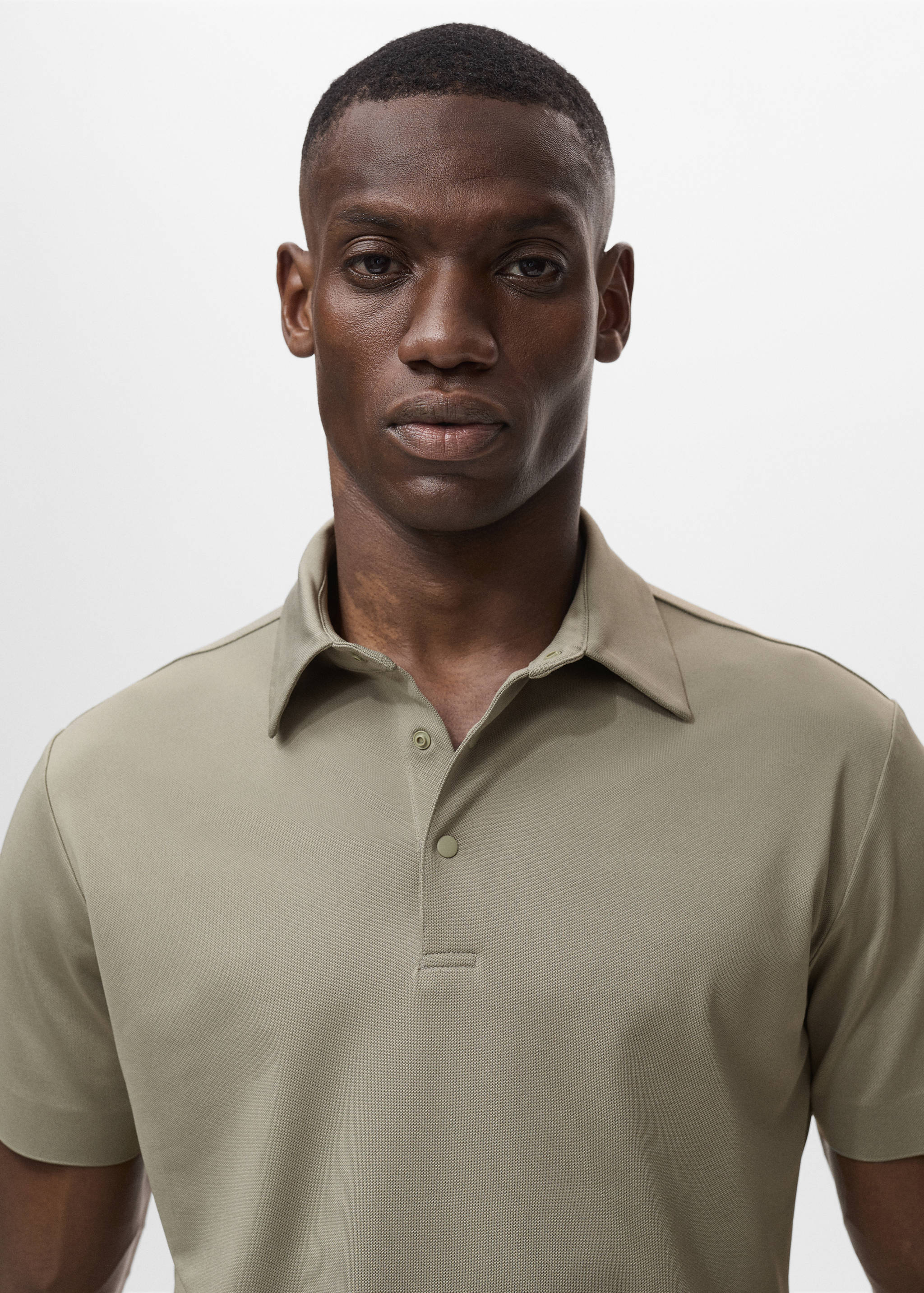 COOLMAX® slim fit polo shirt - Details of the article 1