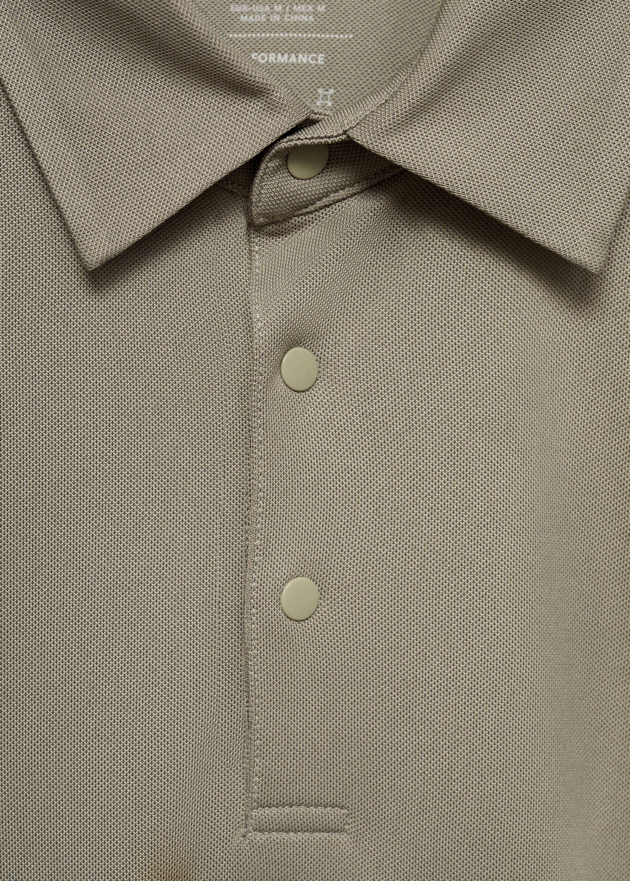 COOLMAX® slim fit polo shirt - Details of the article 8
