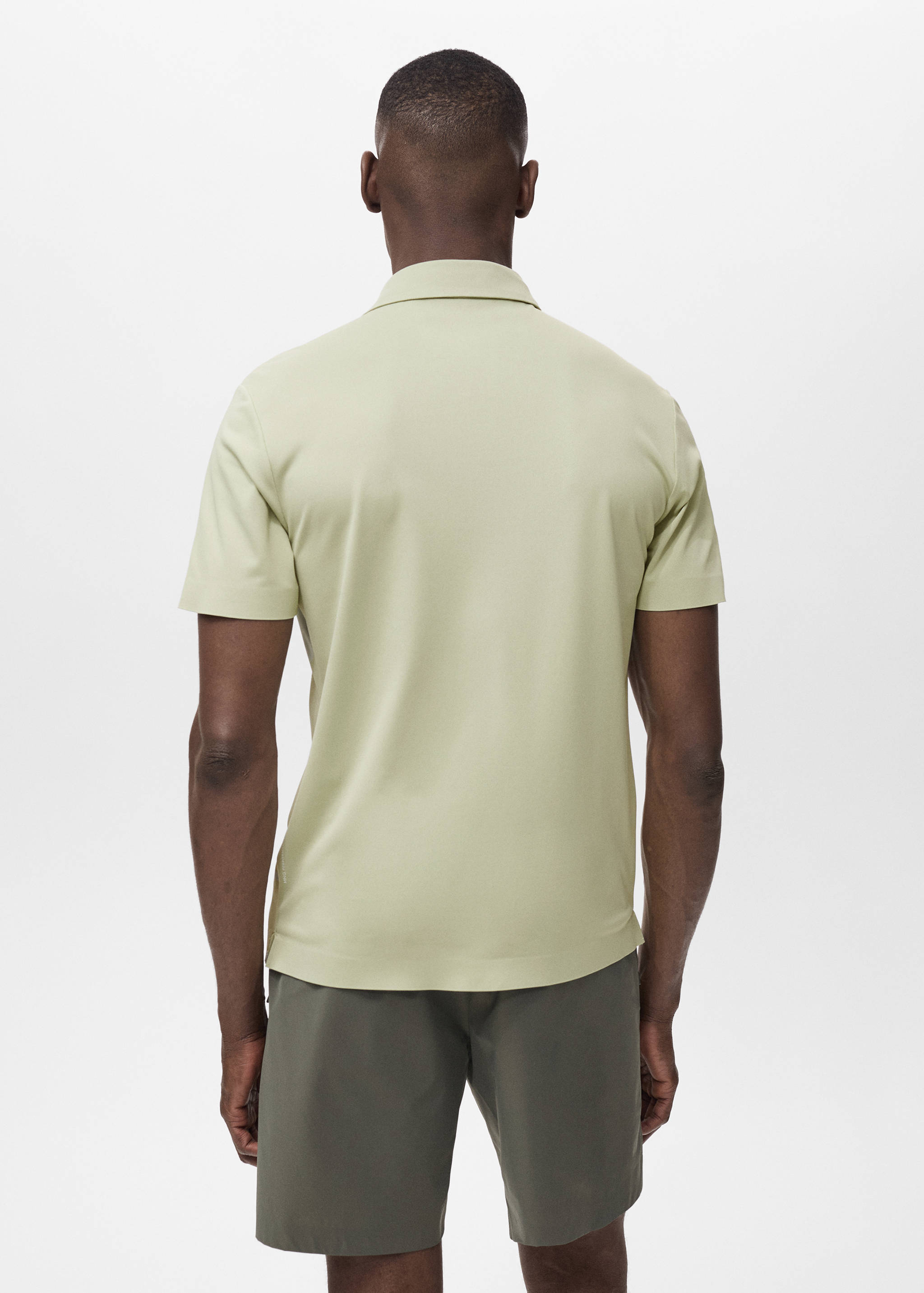 COOLMAX® slim fit polo shirt - Reverse of the article