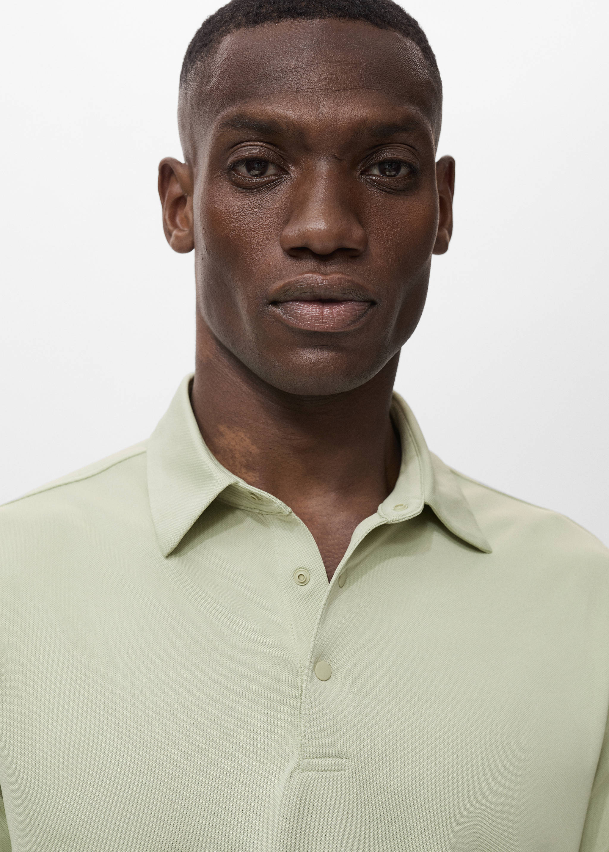 COOLMAX® slim fit polo shirt - Details of the article 1