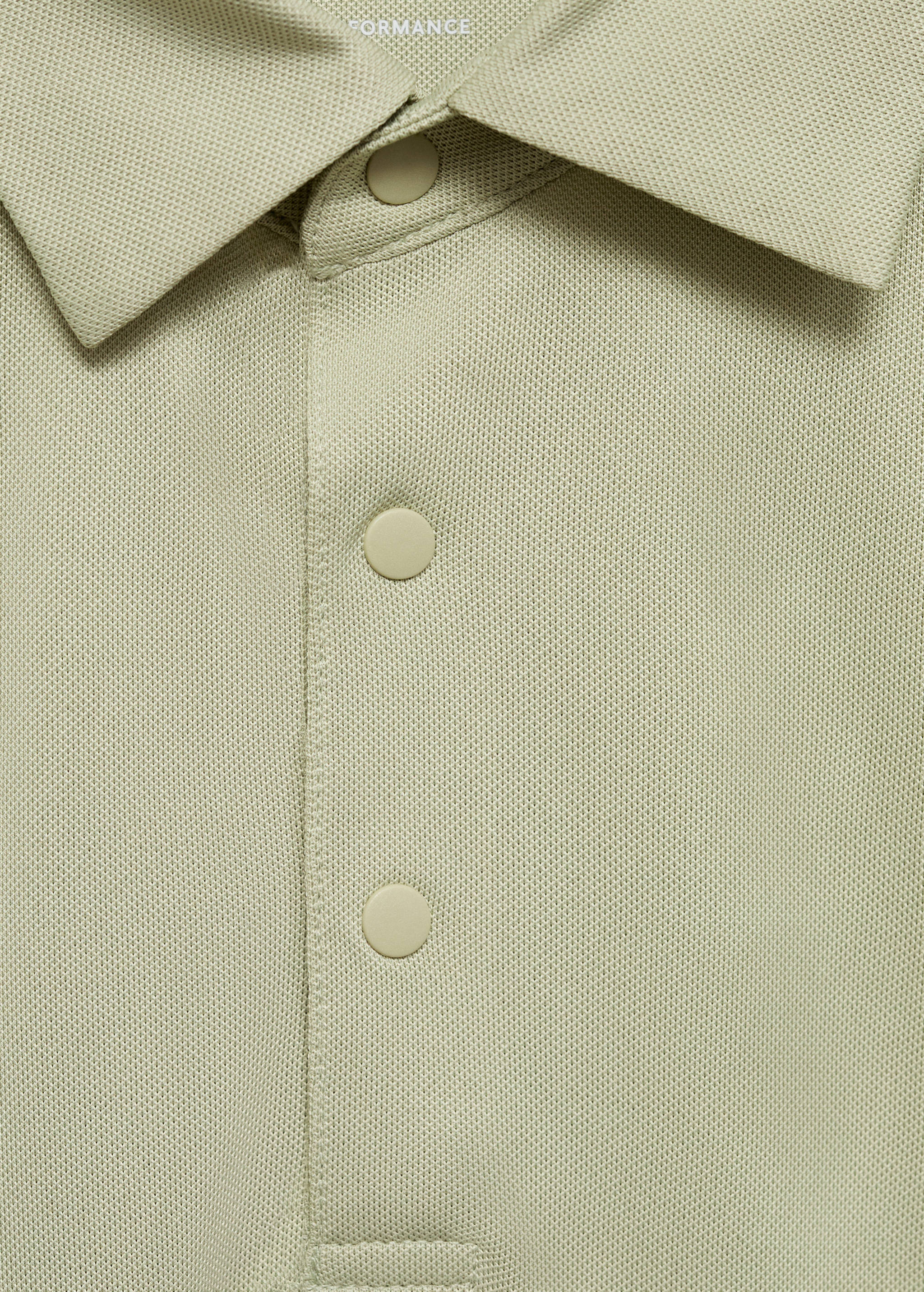 COOLMAX® slim fit polo shirt - Details of the article 8
